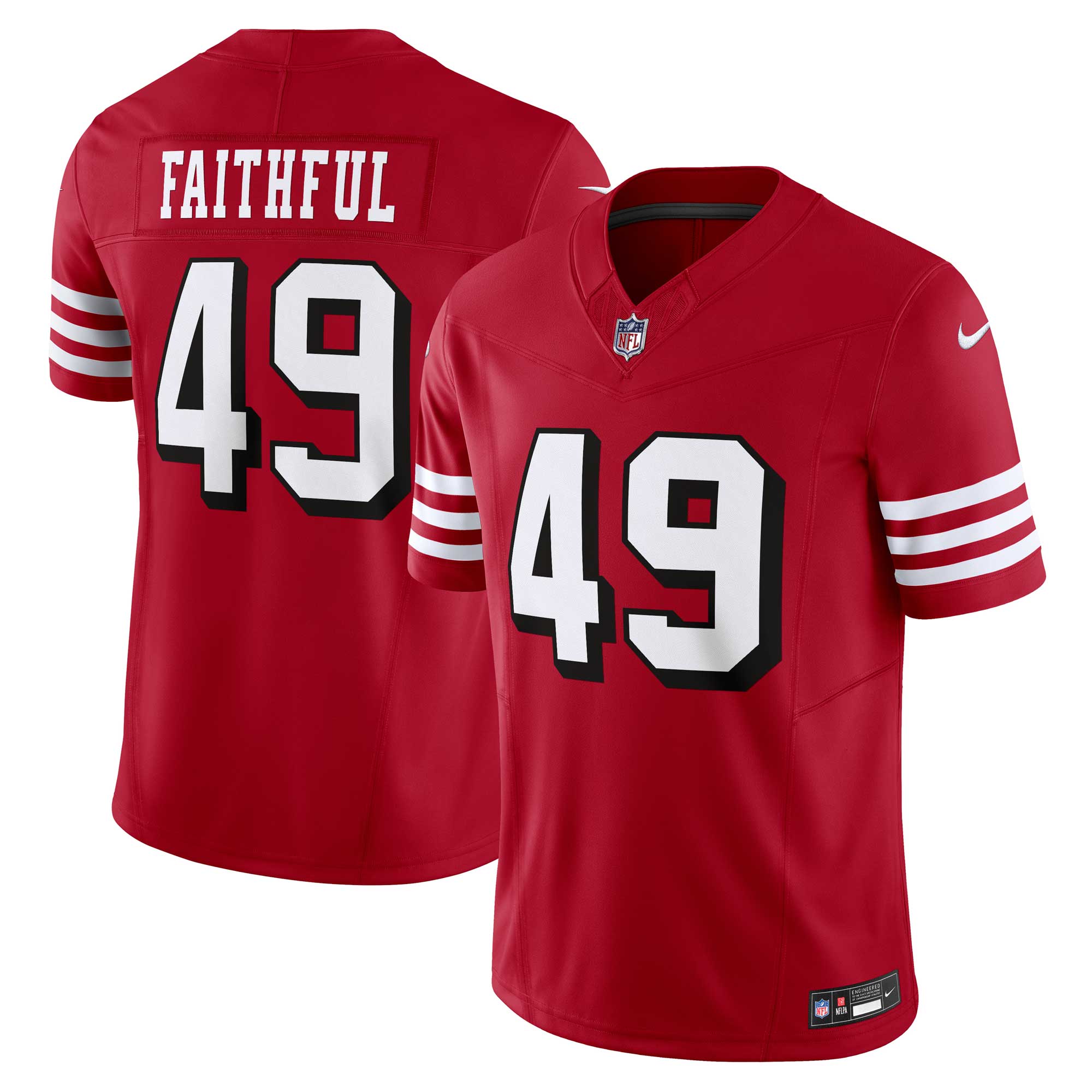 The Faithful San Francisco 49ers  Alternate Vapor F.U.S.E. Limited Jersey - Scarlet