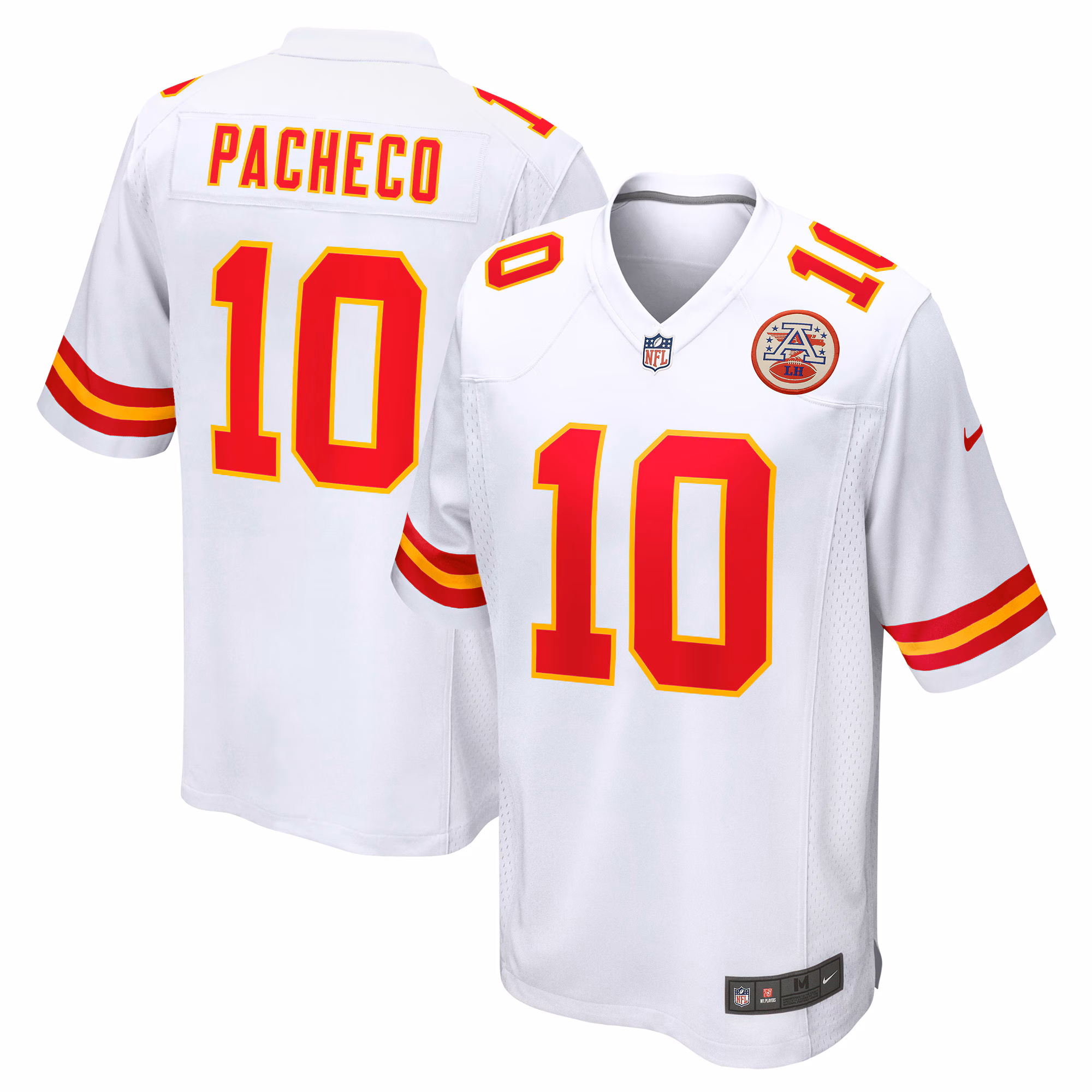 Isiah Pacheco Kansas City Chiefs Away Game Player Jersey - White