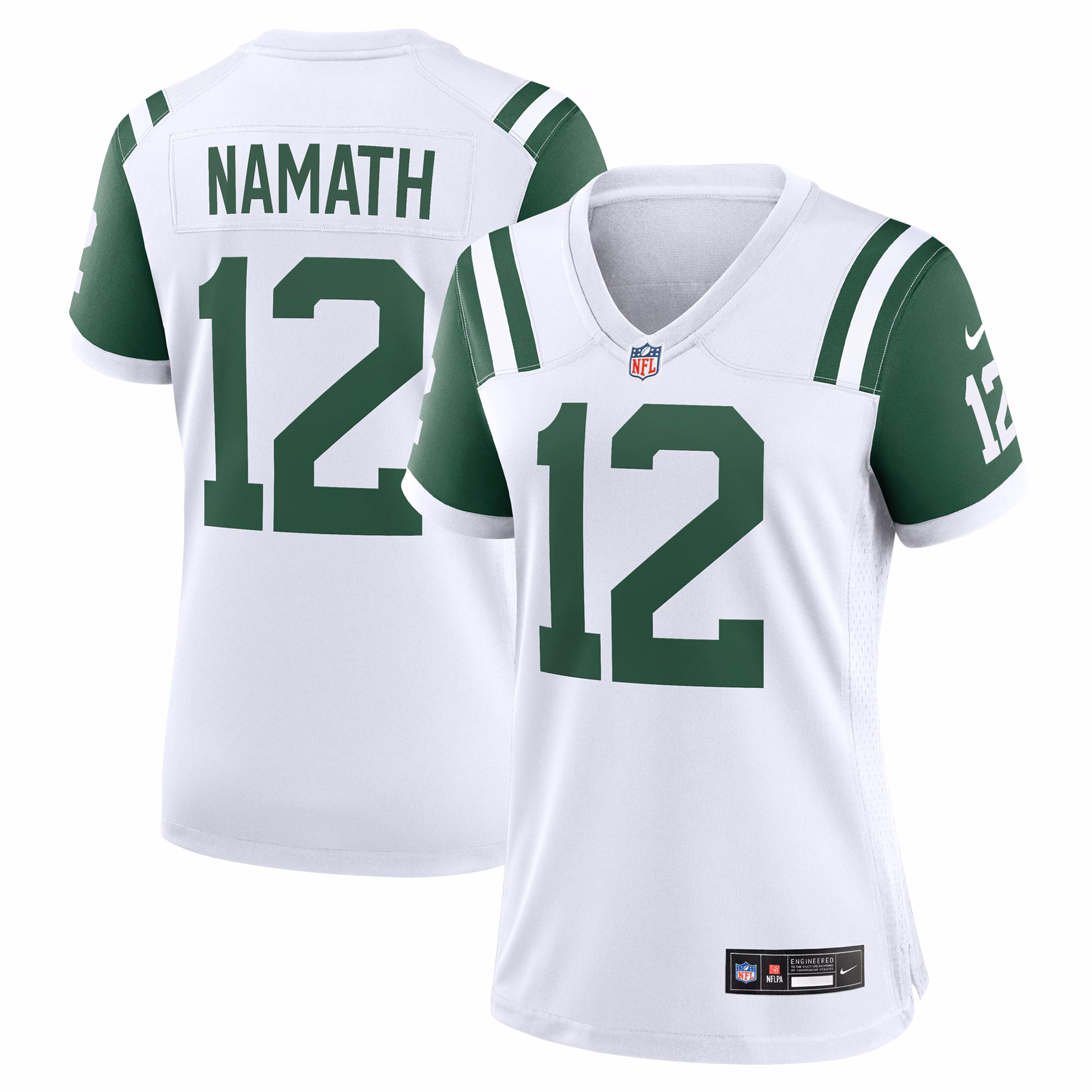 Joe Namath New York Jets Women's Retired Player Alternate Game Jersey - Legacy Black