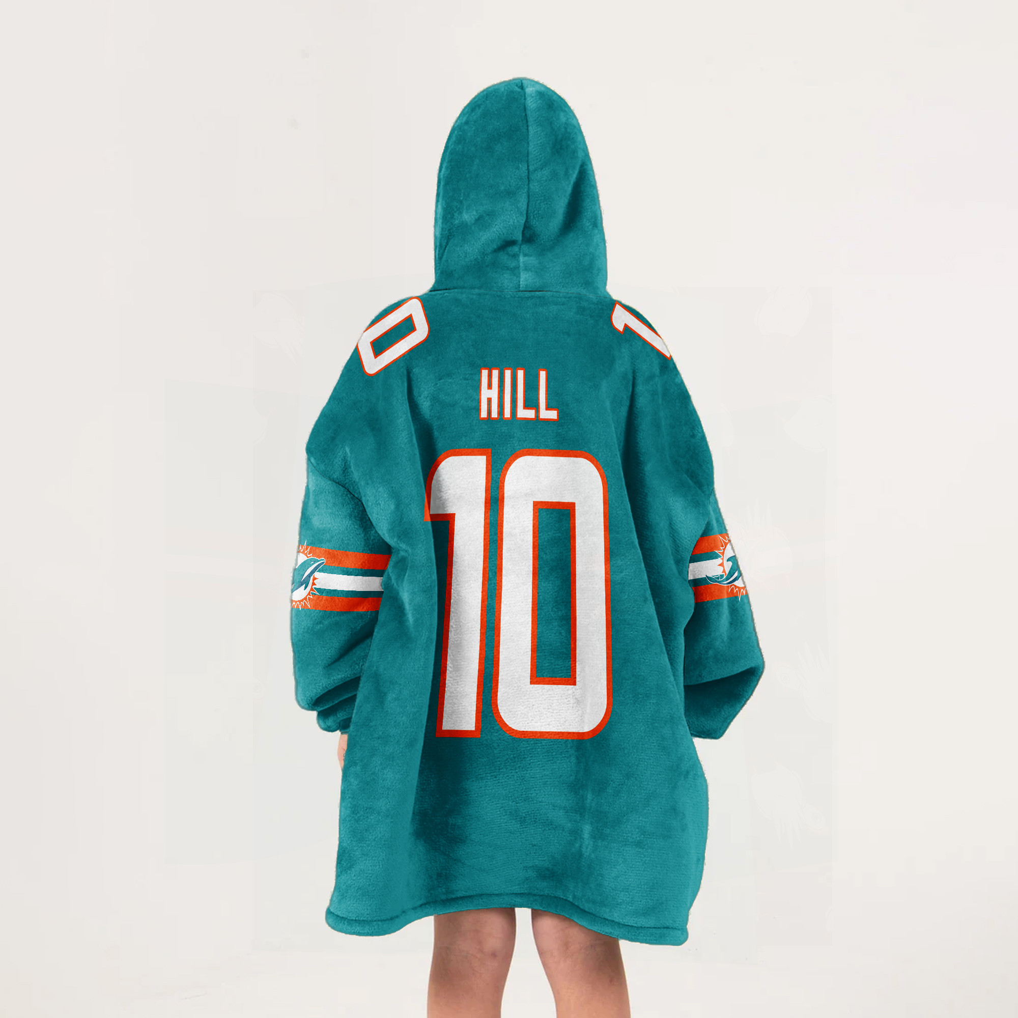 Adult T.H 10 Miami Football Unisex Blanket Hoodie