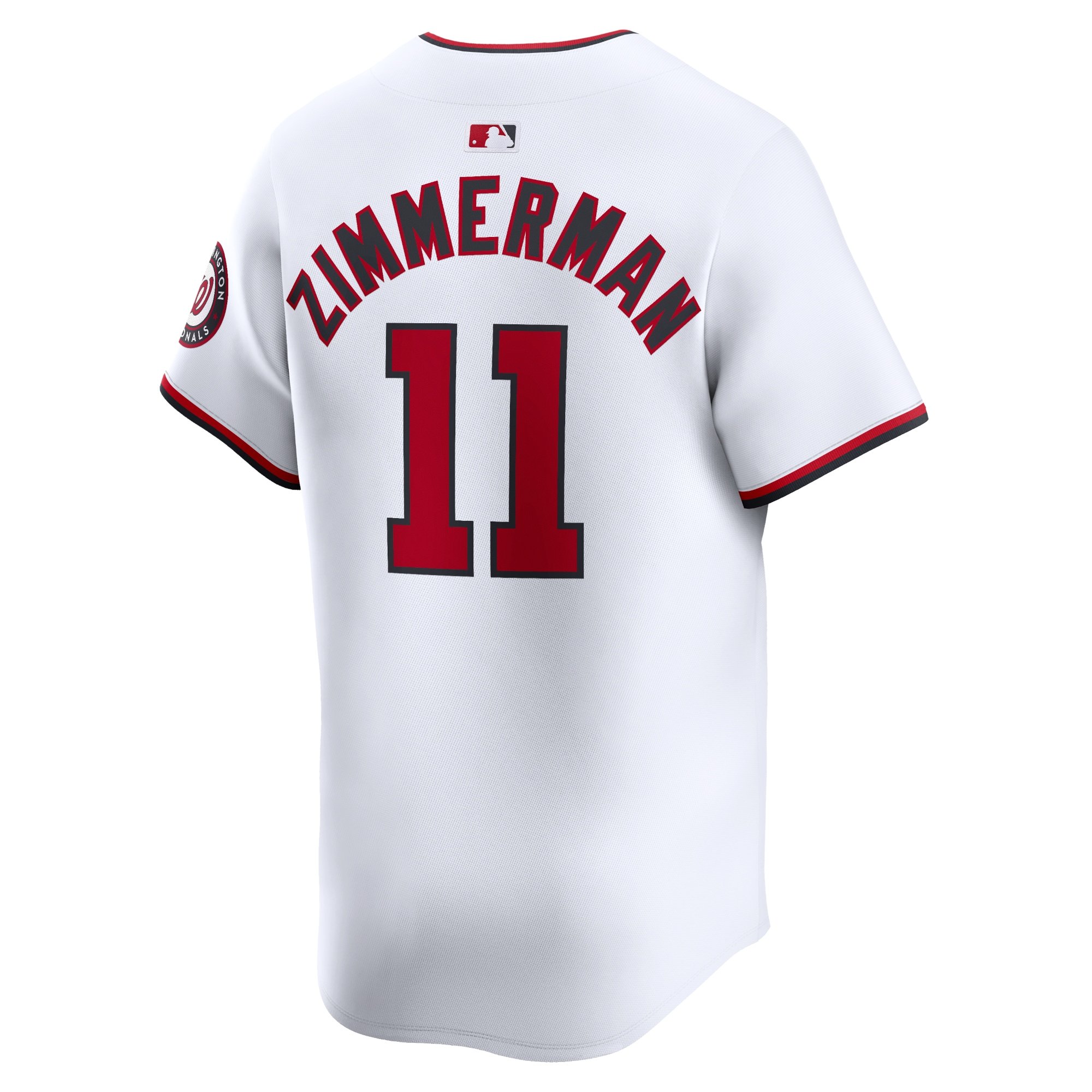 Men's Washington Nationals Ryan Zimmerman  White Home Limited Player Jersey