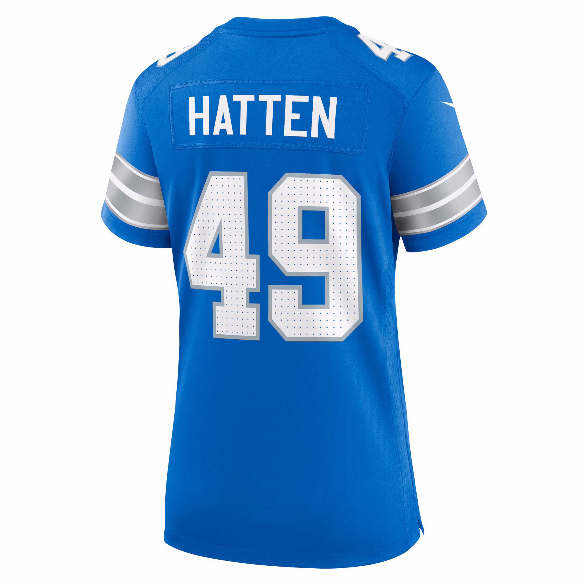 Hogan Hatten Detroit Lions Women's Game Jersey -  Blue