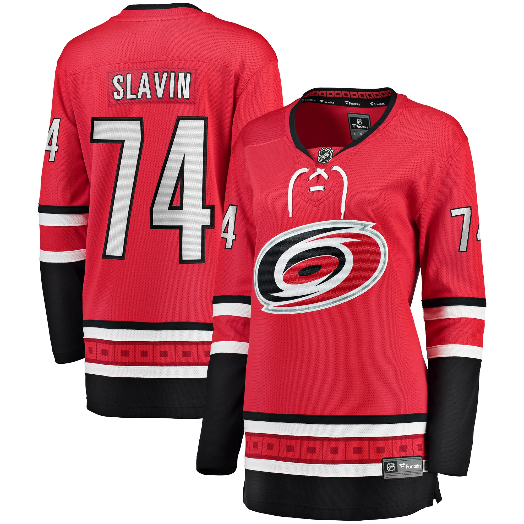Jaccob Slavin Carolina Hurricanes Women's Home Breakaway Player Jersey - Red