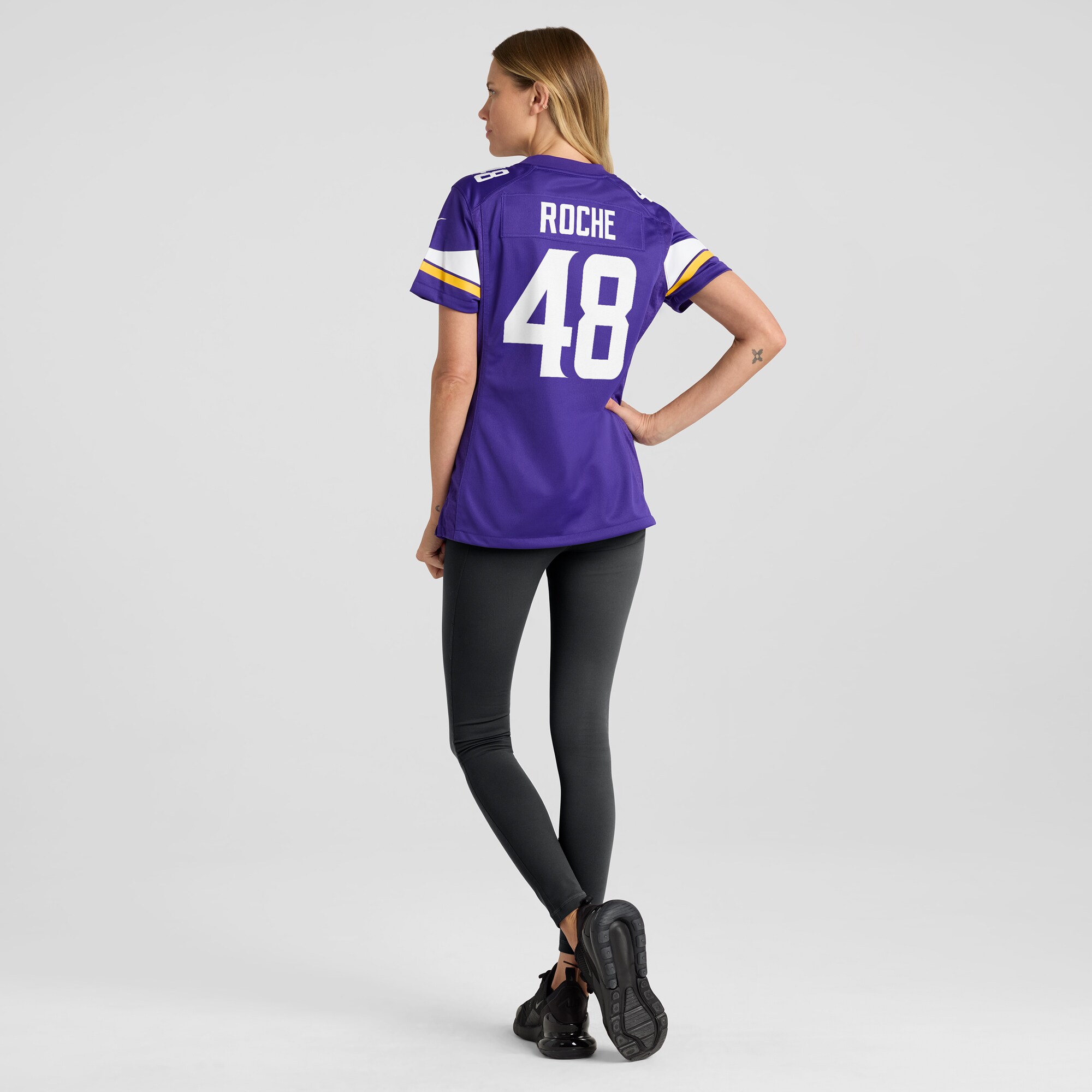 Quincy Roche Minnesota Vikings Women's Team Game Jersey -  Purple