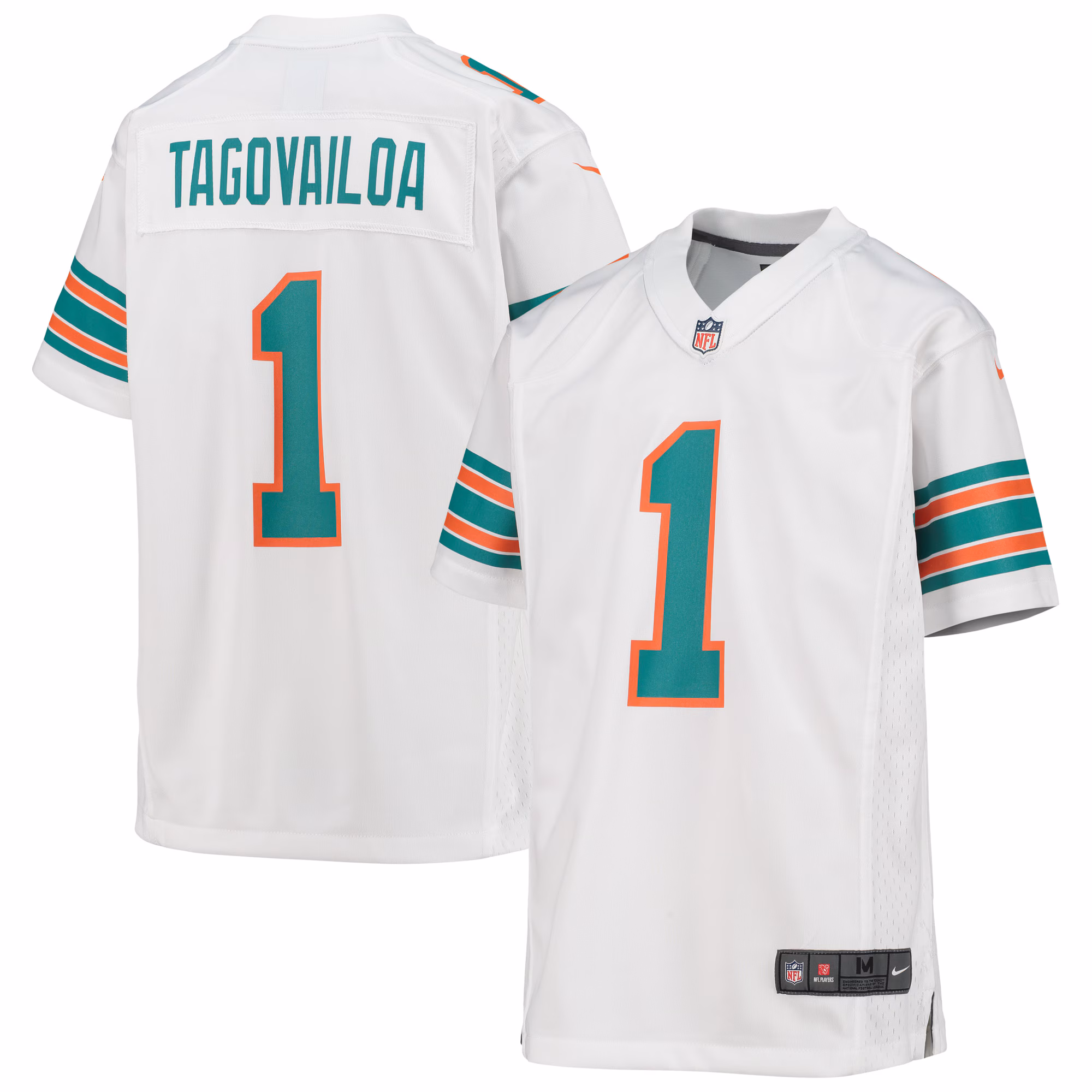 Tua Tagovailoa Miami Dolphins Youth Game Jersey - White