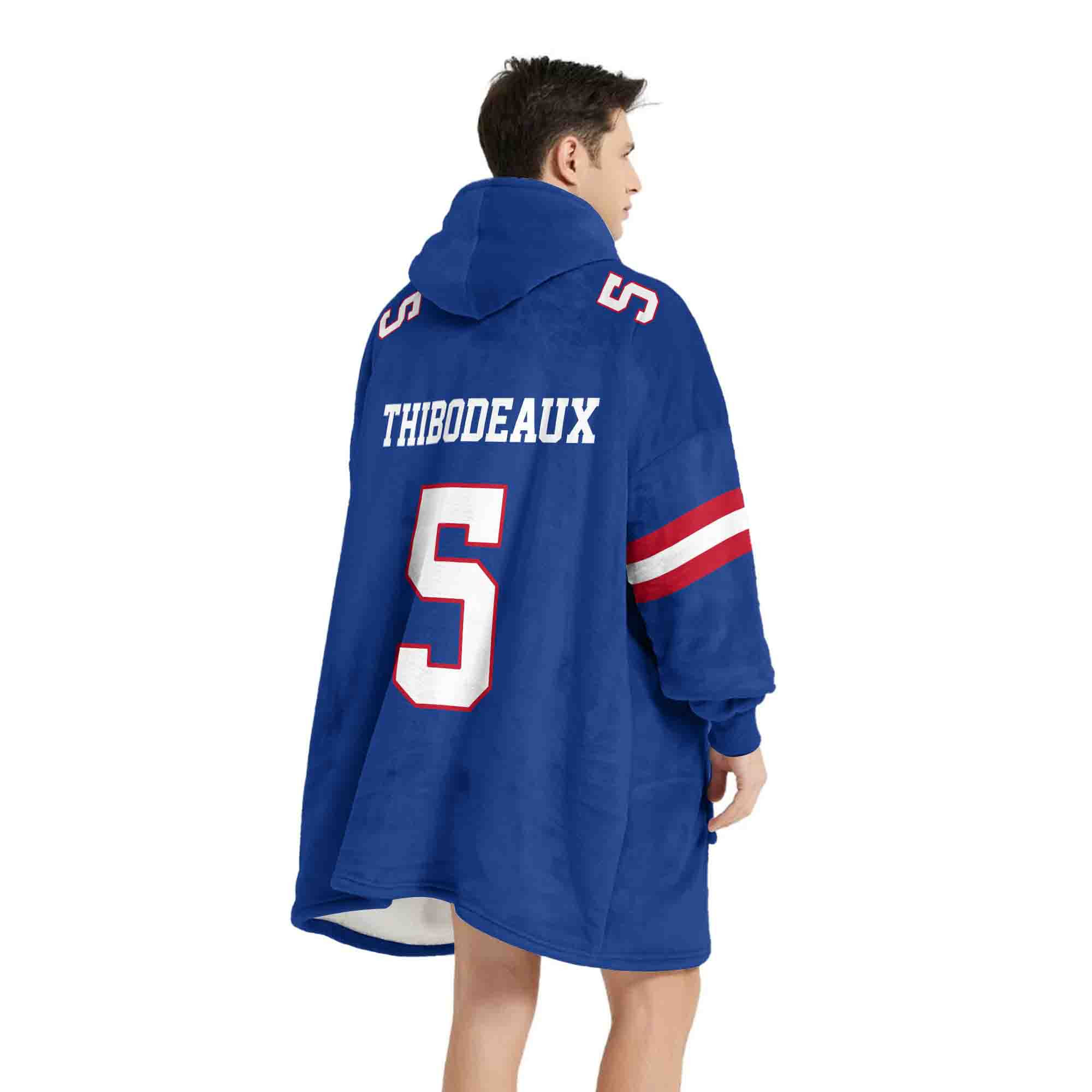 Adult KT 5 New York G Football Unisex Blanket Hoodie