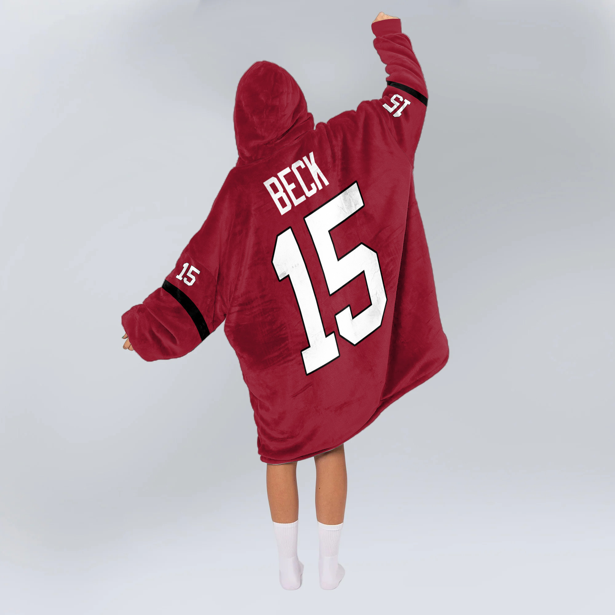 Adult 15 Georgia Football Unisex Blanket Hoodie