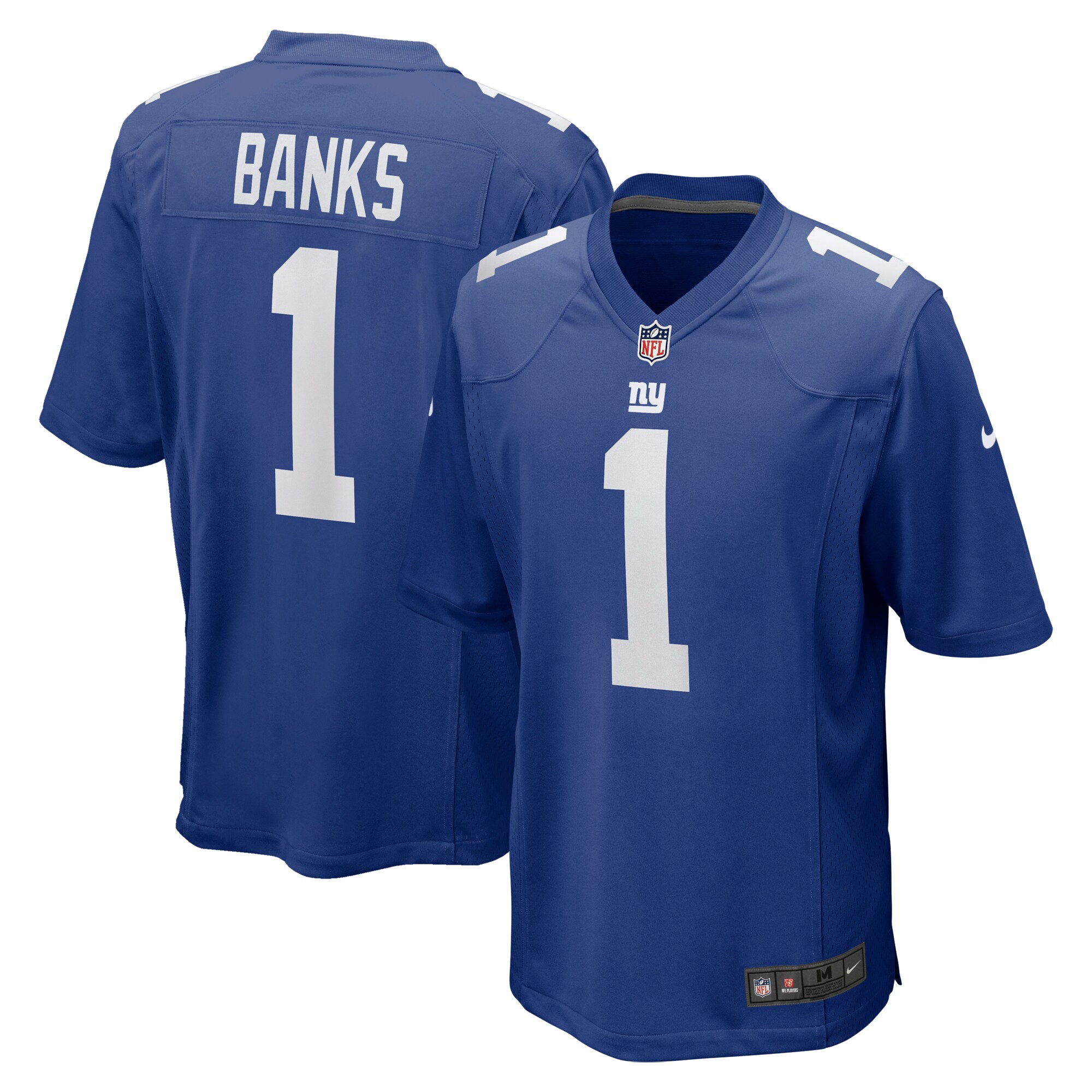 Deonte Banks New York Giants  2023 NFL Draft First Round Pick Game Jersey - Royal