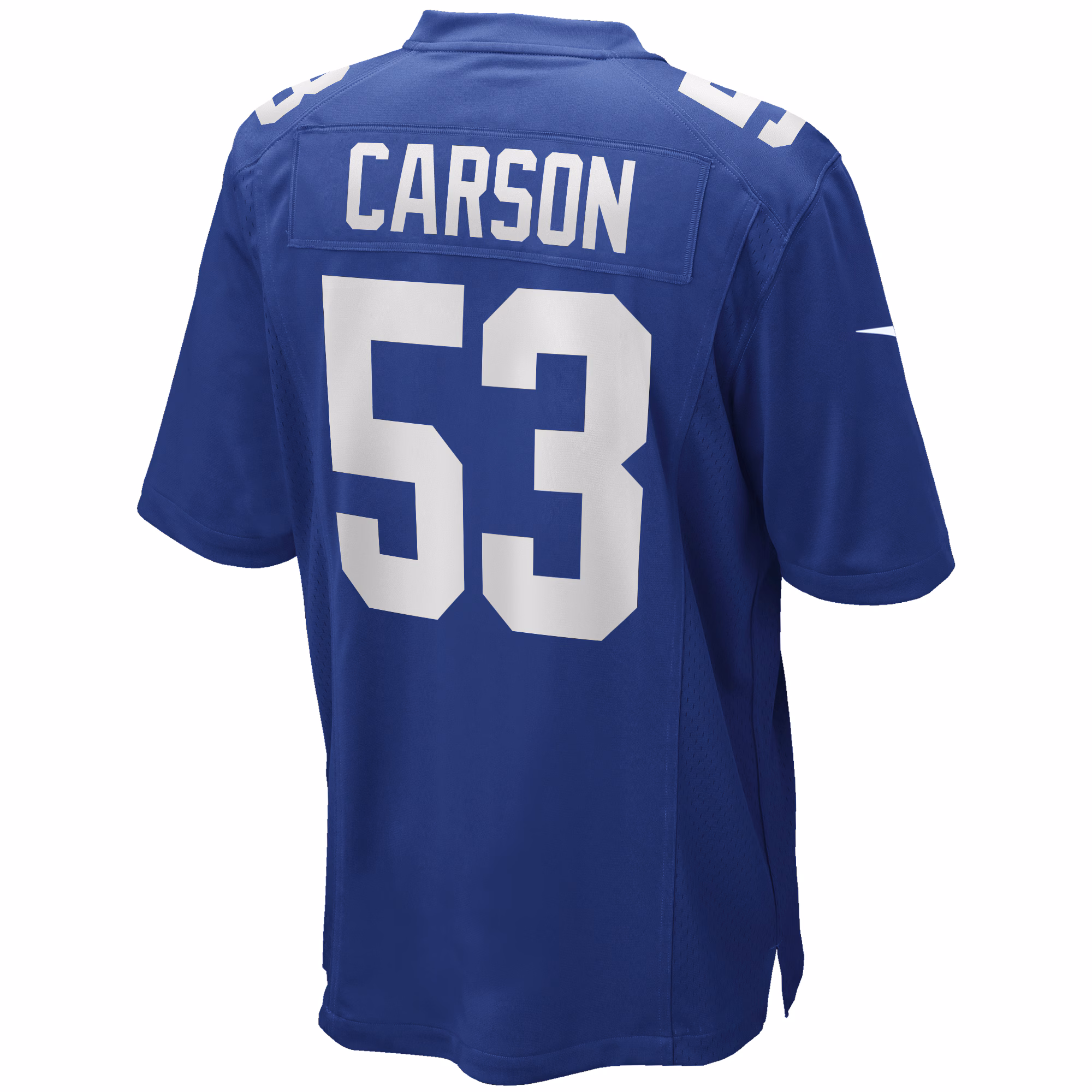Harry Carson New York Giants Game Retired Player Jersey - Royal