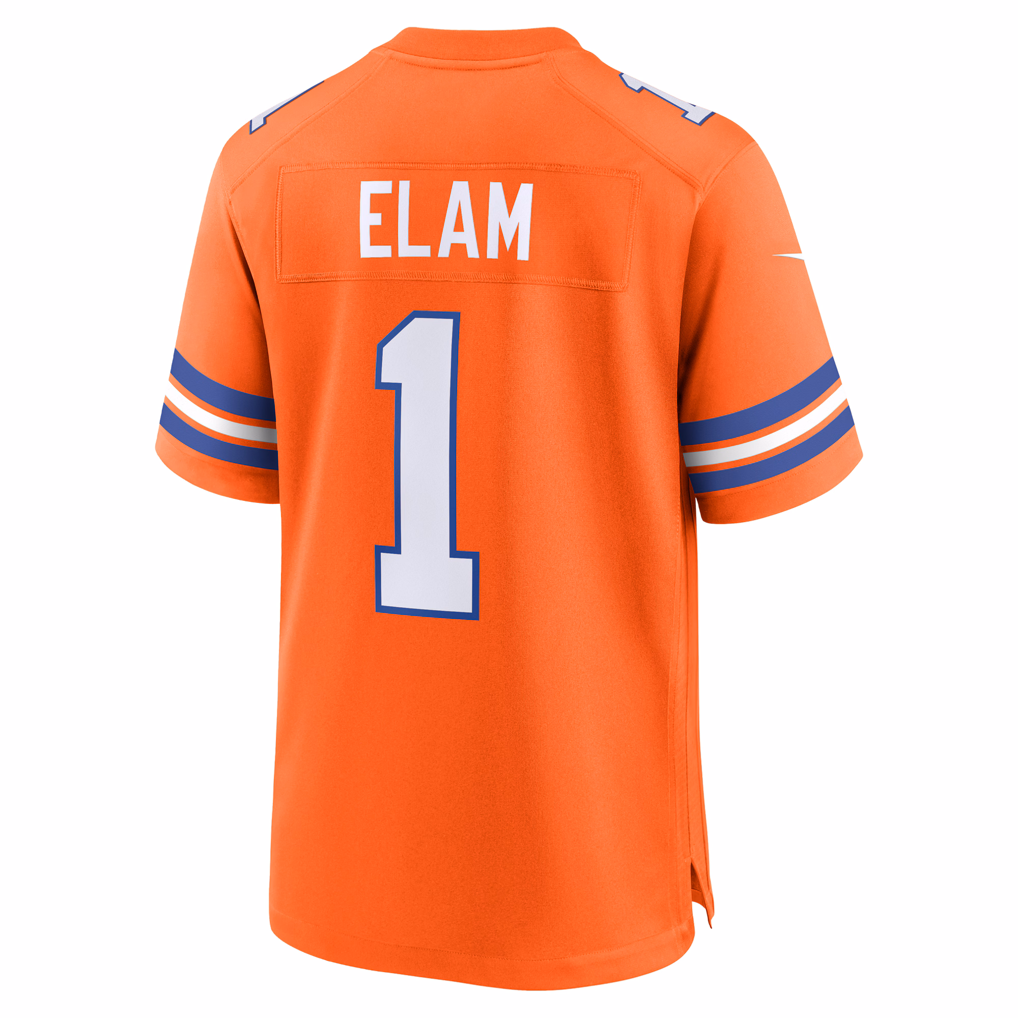 Jason Elam Denver Broncos Mile High Collection 1977 Throwback Retired Player Game Jersey - Orange