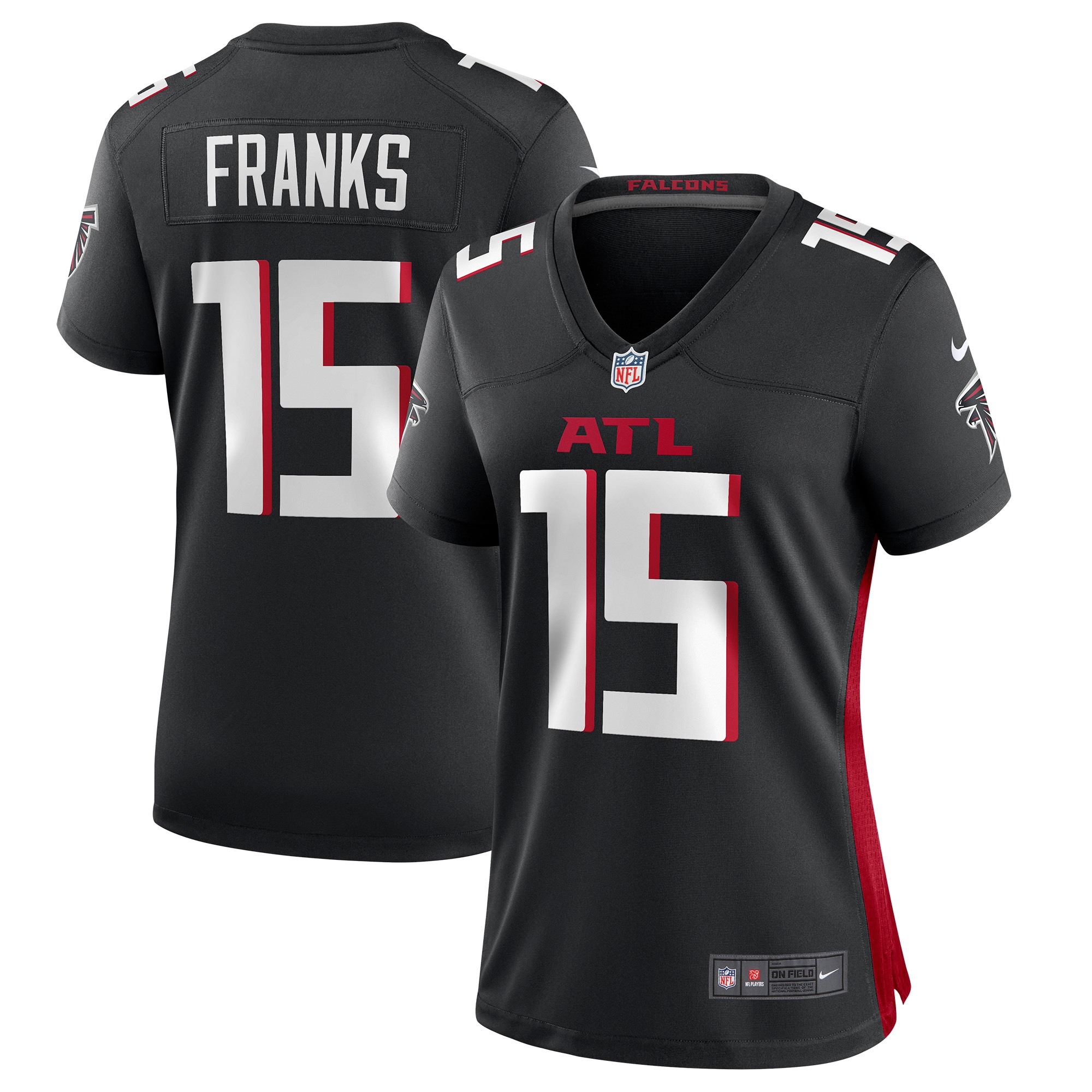 Feleipe Franks Atlanta Falcons Women's Game Jersey - Black