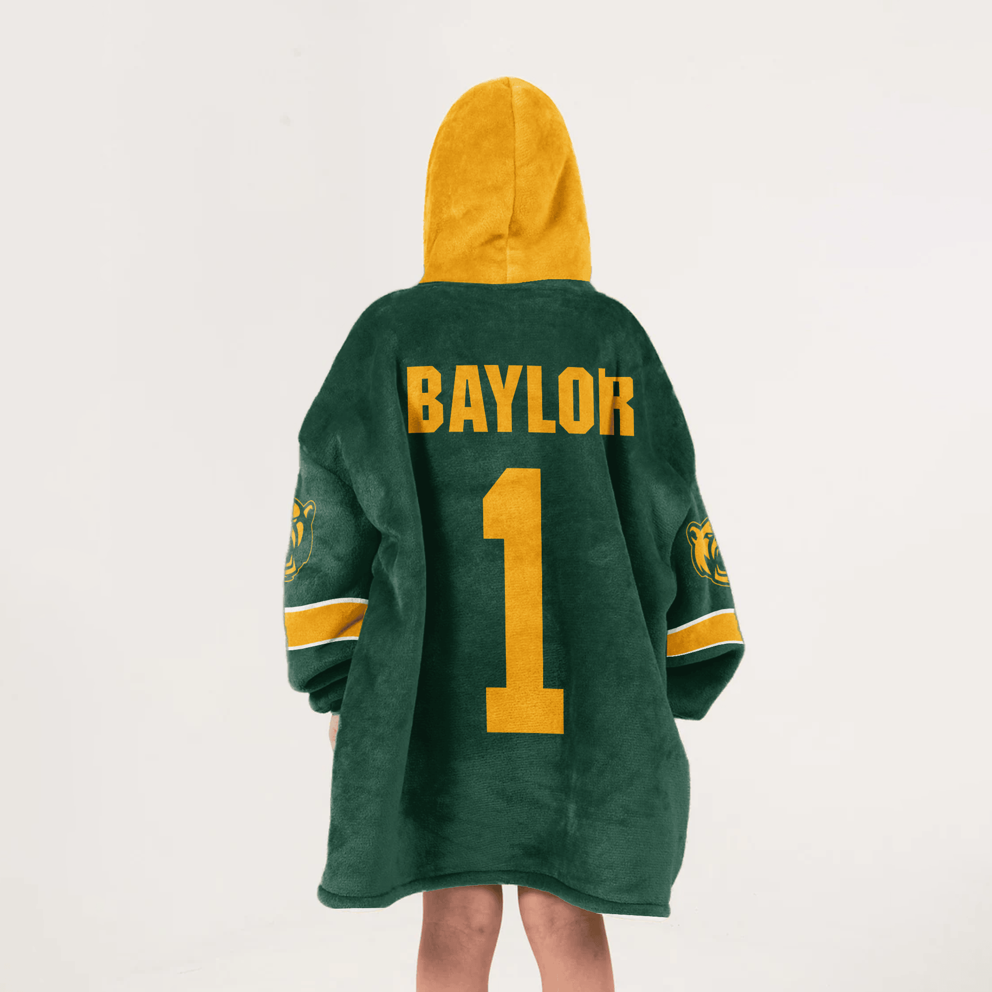 Kid #1 Baylor Football Unisex Blanket Hoodie