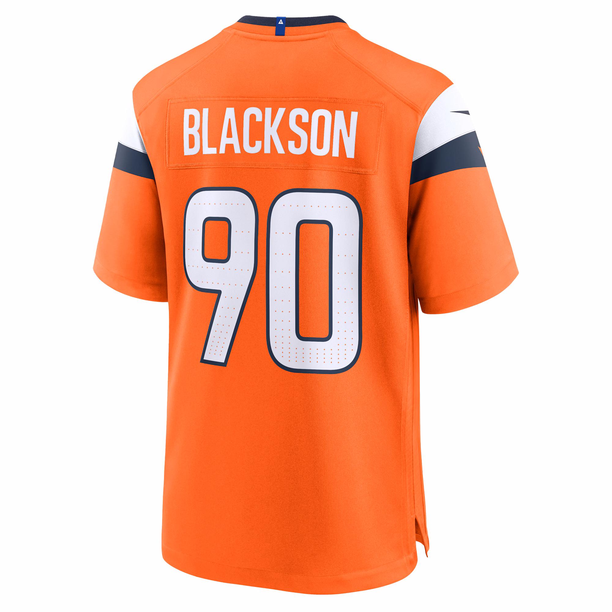 Angelo Blackson Denver Broncos Game Jersey -  Orange