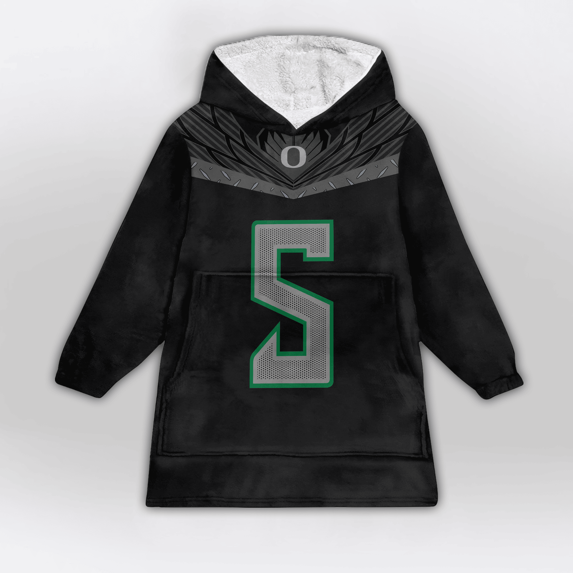 Kid D.M 5 Oregon Football Unisex Blanket Hoodie