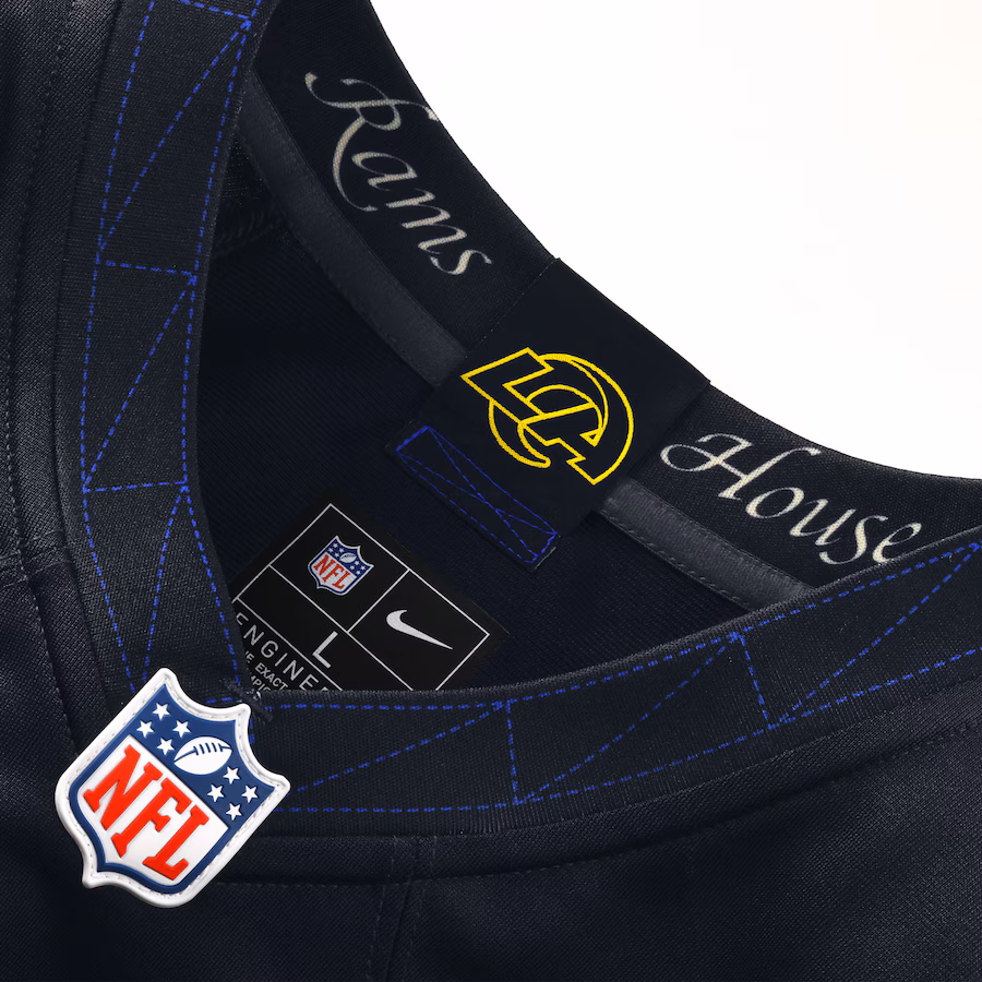 Davante Adams #17 Los Angeles Rams 2025 Rivalries Collection Game Jersey - Midnight Blue
