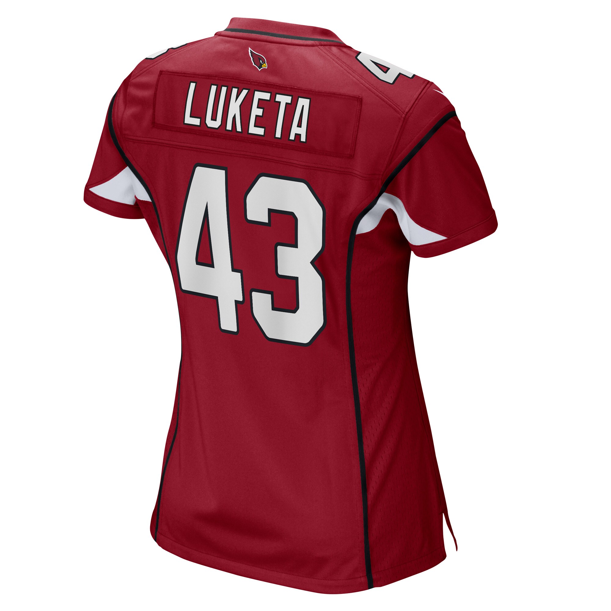 Jesse Luketa Arizona Cardinals  Women's Game Player Jersey - Cardinal