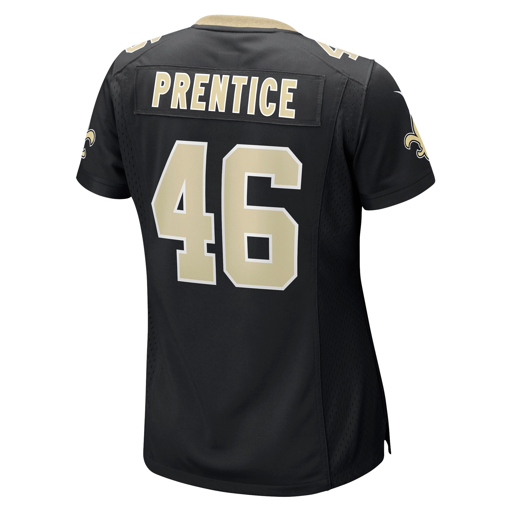 Adam Prentice New Orleans Saints Women's Game Player Jersey - Black