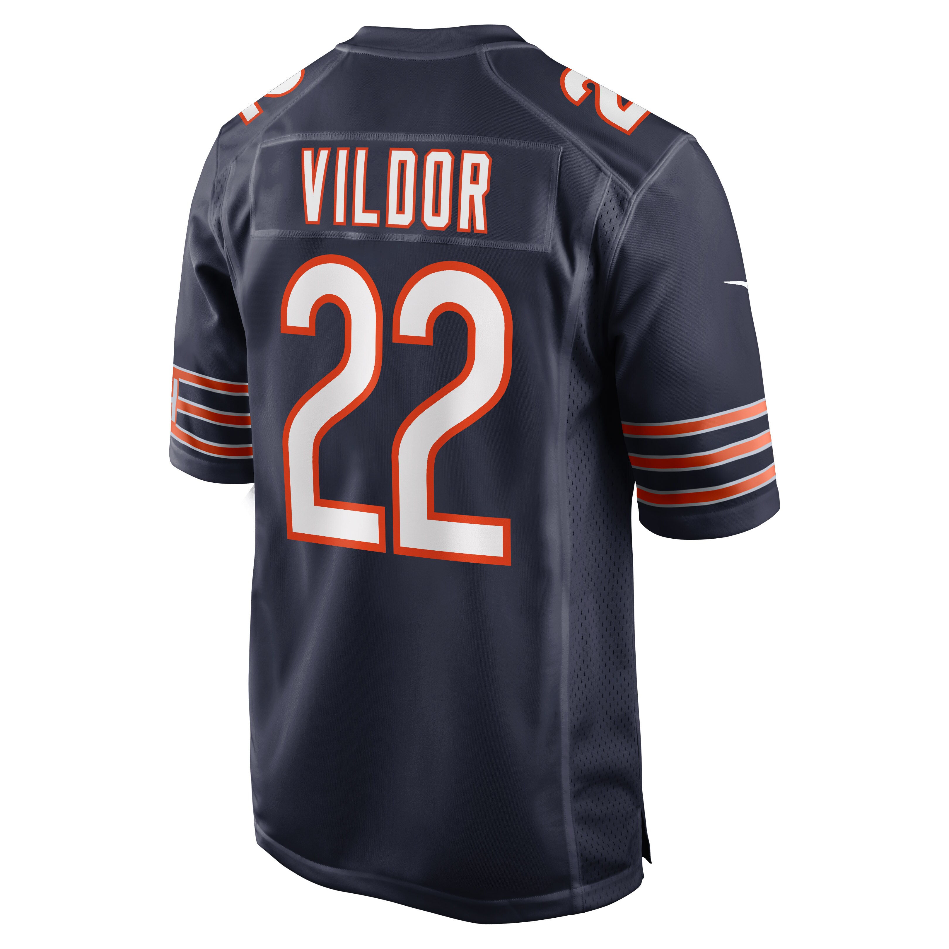 Kindle Vildor Chicago Bears  Game Jersey - Navy