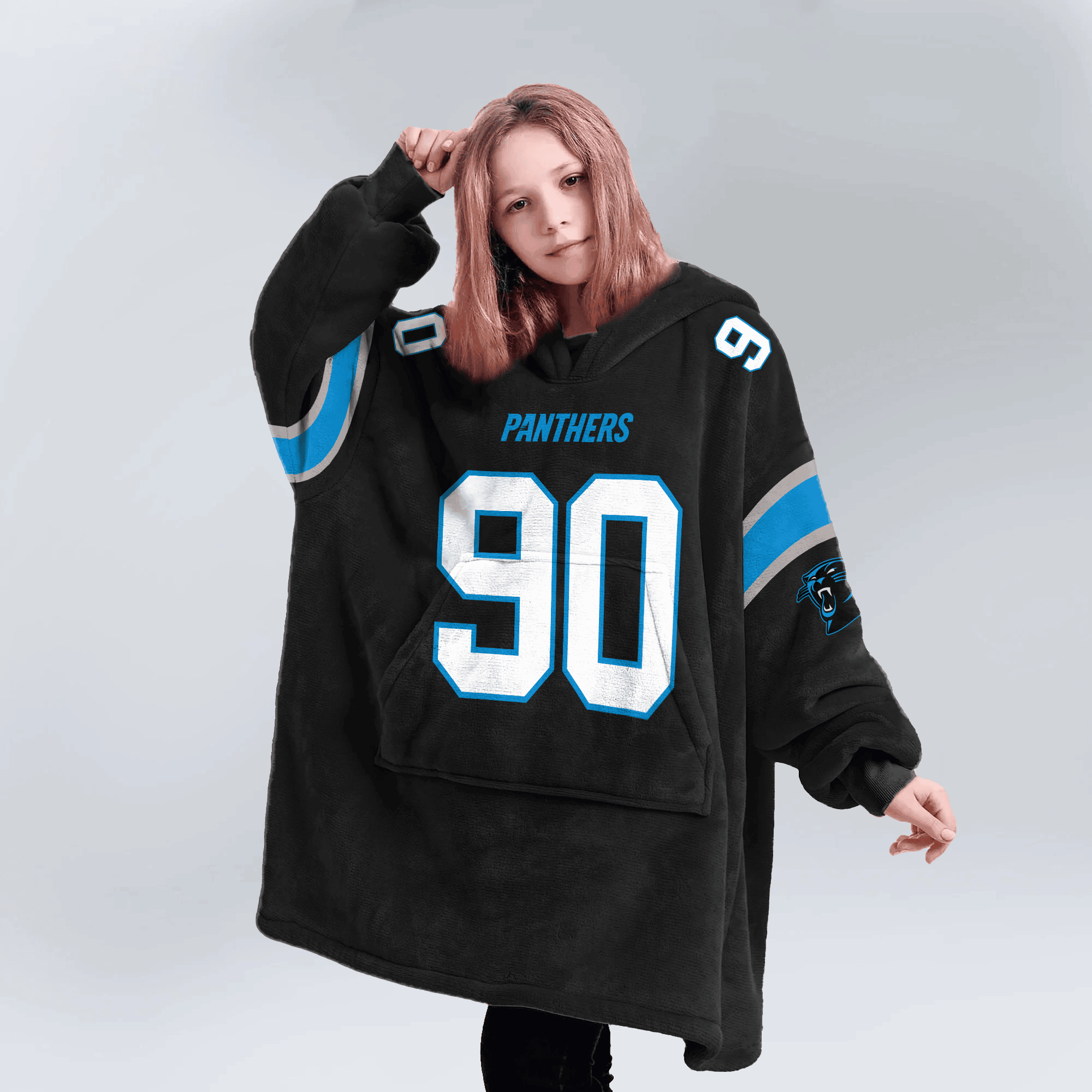 Kid 90 Carolina Football Unisex Blanket Hoodie