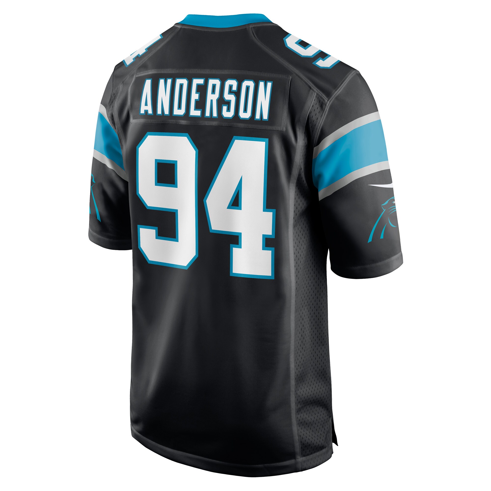 Henry Anderson Carolina Panthers  Game Player Jersey - Black