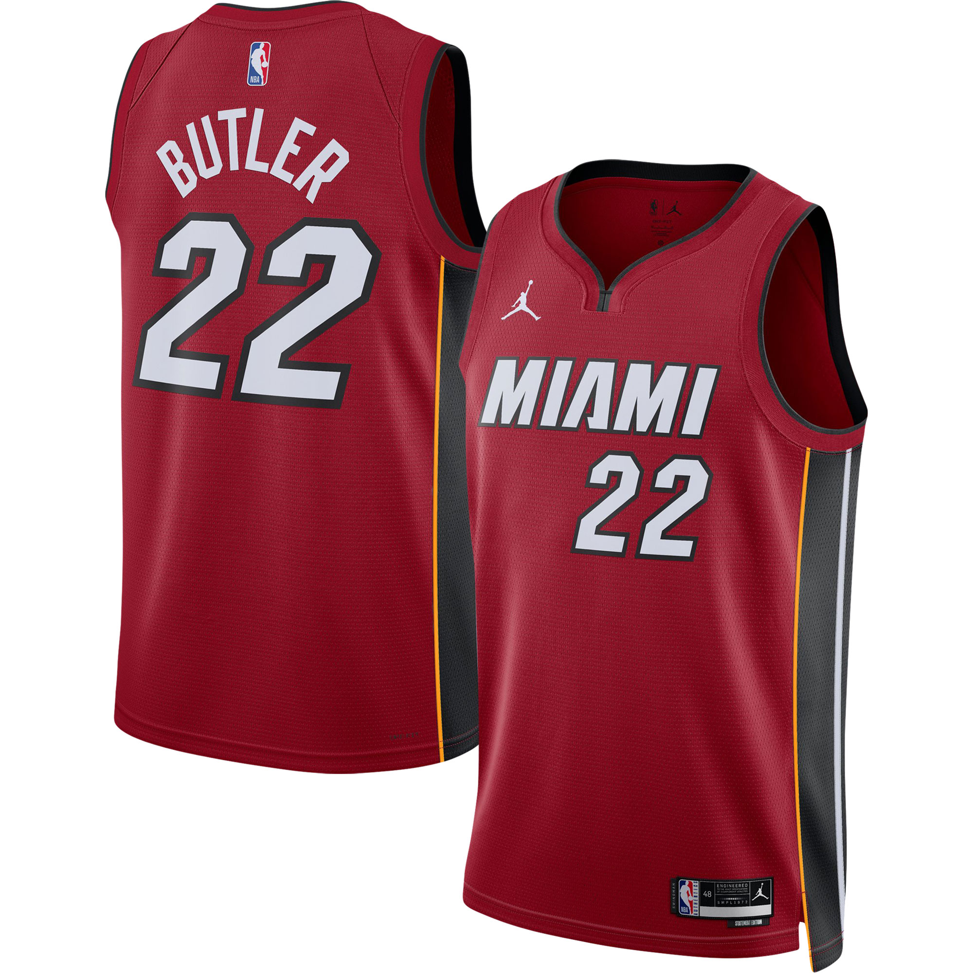 Jimmy Butler 2022/23 Miami Heat  Unisex Swingman Jersey - Statement Edition - Red