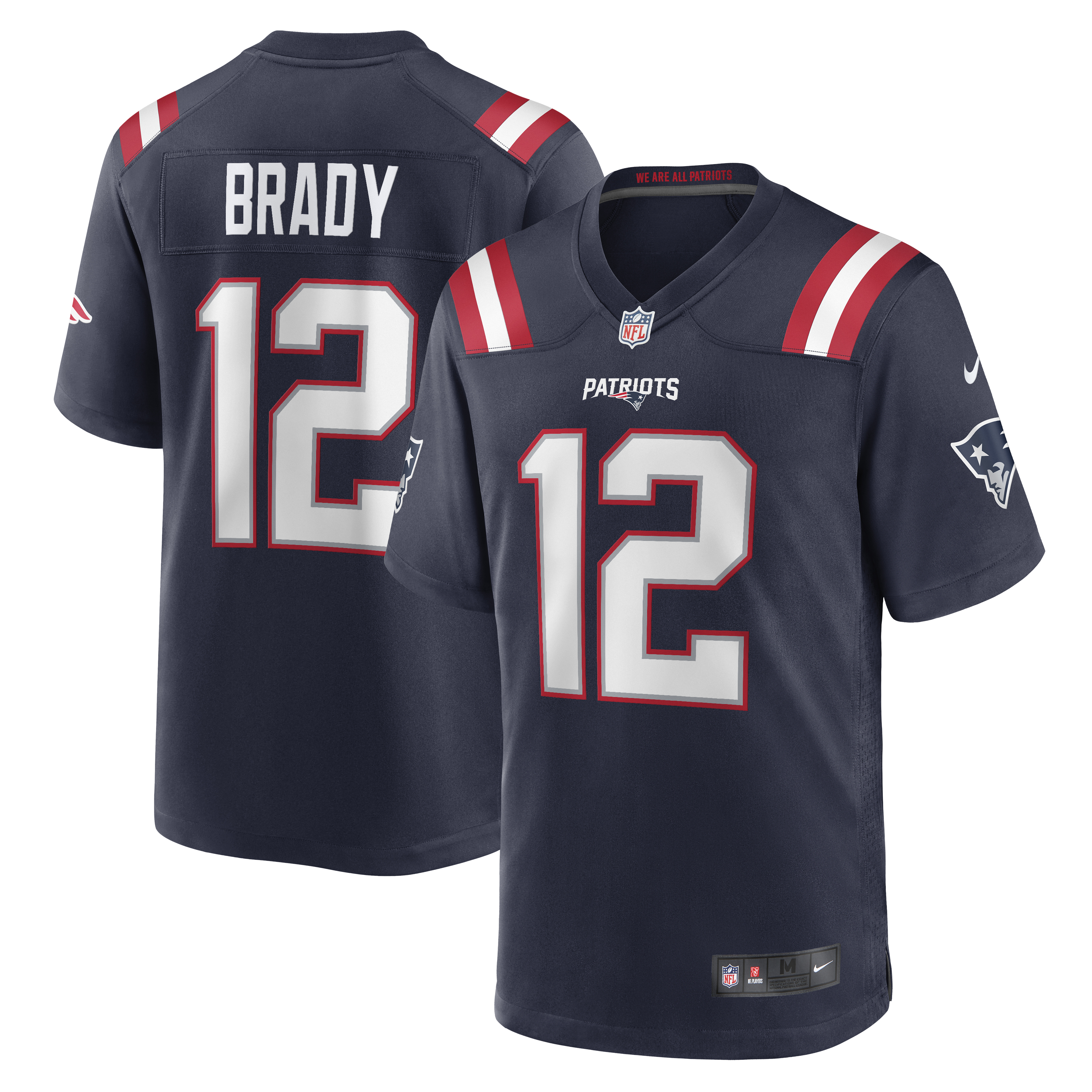 Tom Brady New England Patriots  Game Retired Player Jersey - Navy