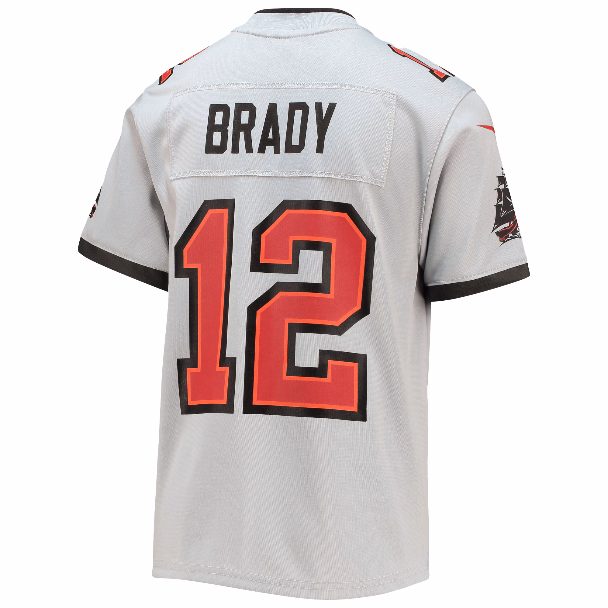 Tom Brady Tampa Bay Buccaneers Youth Inverted Team Game Jersey - Gray