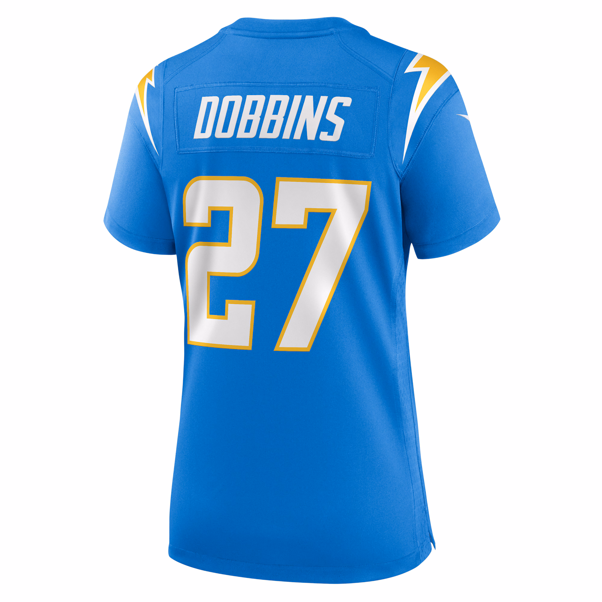 J.K. Dobbins Los Angeles Chargers Women's Team Game Jersey -  Powder Blue