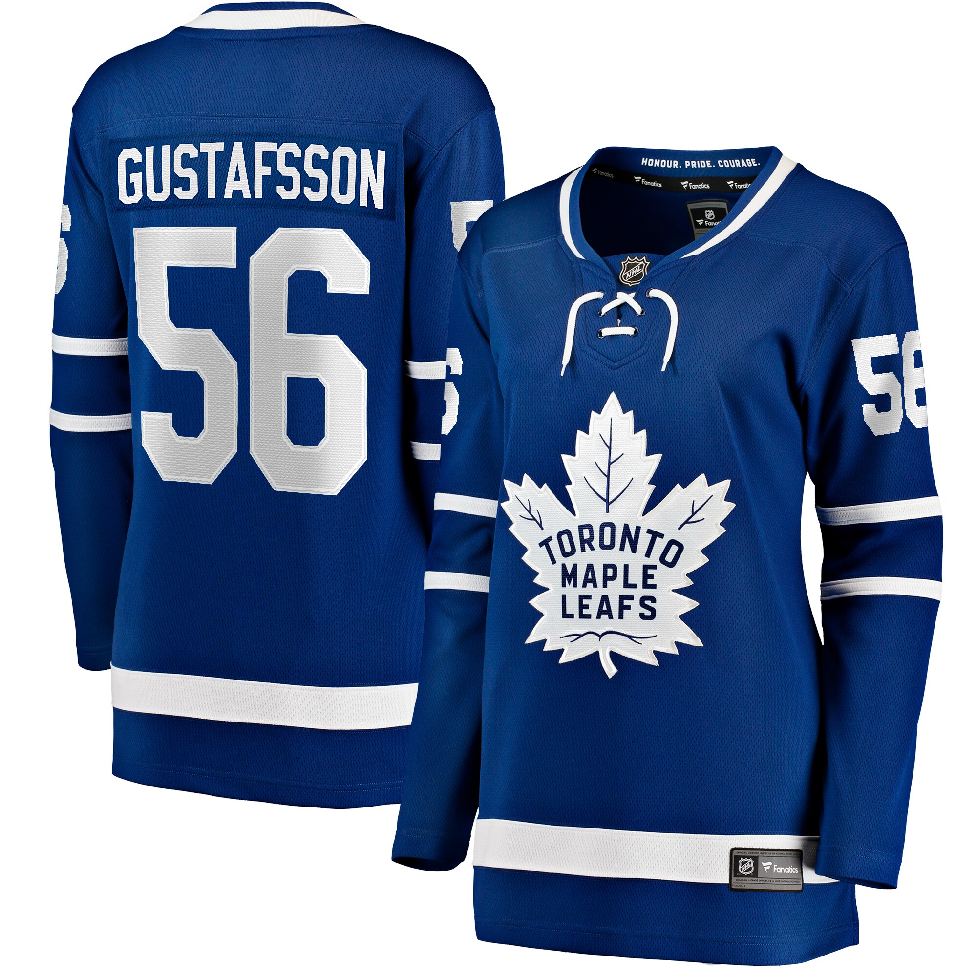 Erik Gustafsson Toronto Maple Leafs Women's Home Breakaway Jersey - Blue