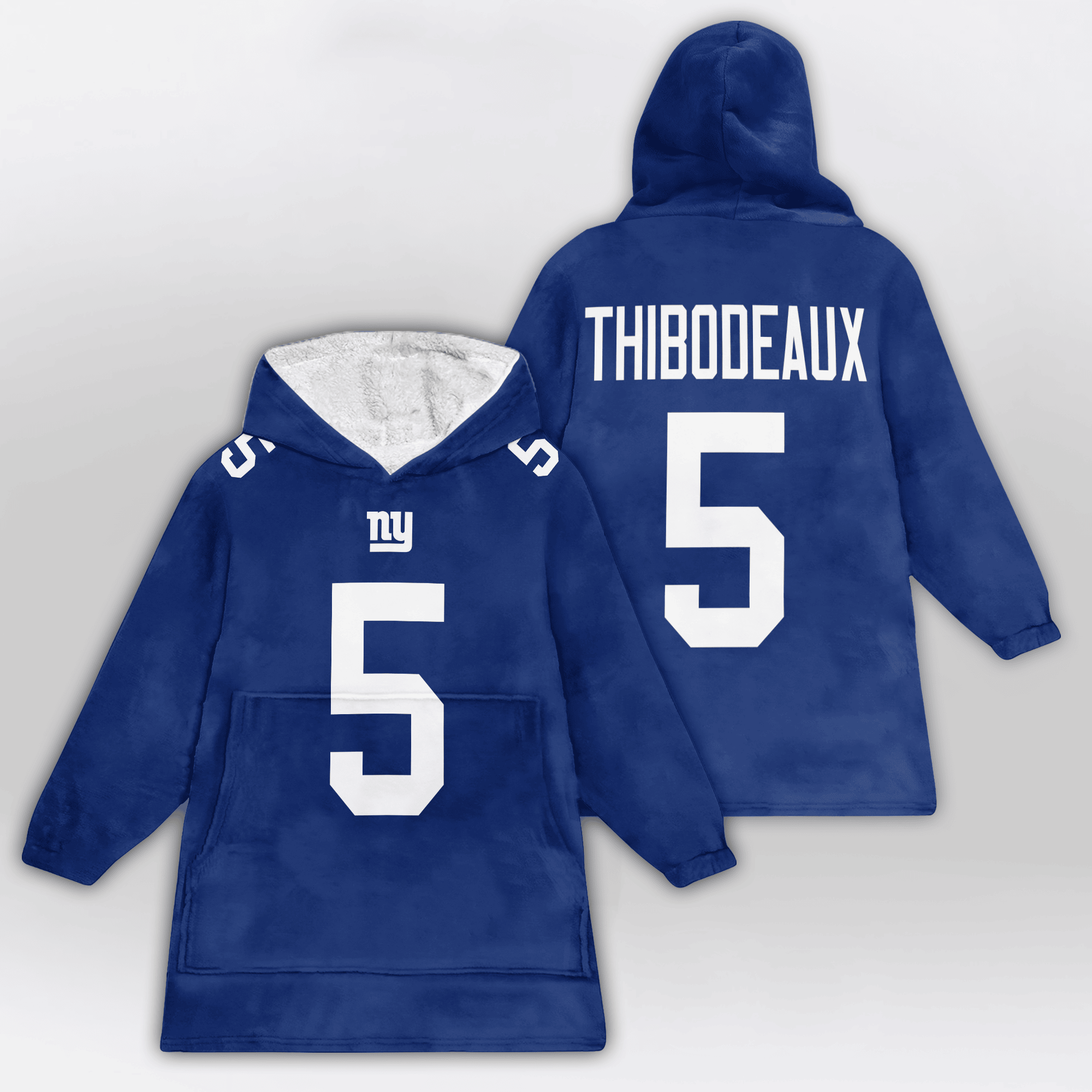 Kid K.T 5 New York G Football Unisex Blanket Hoodie