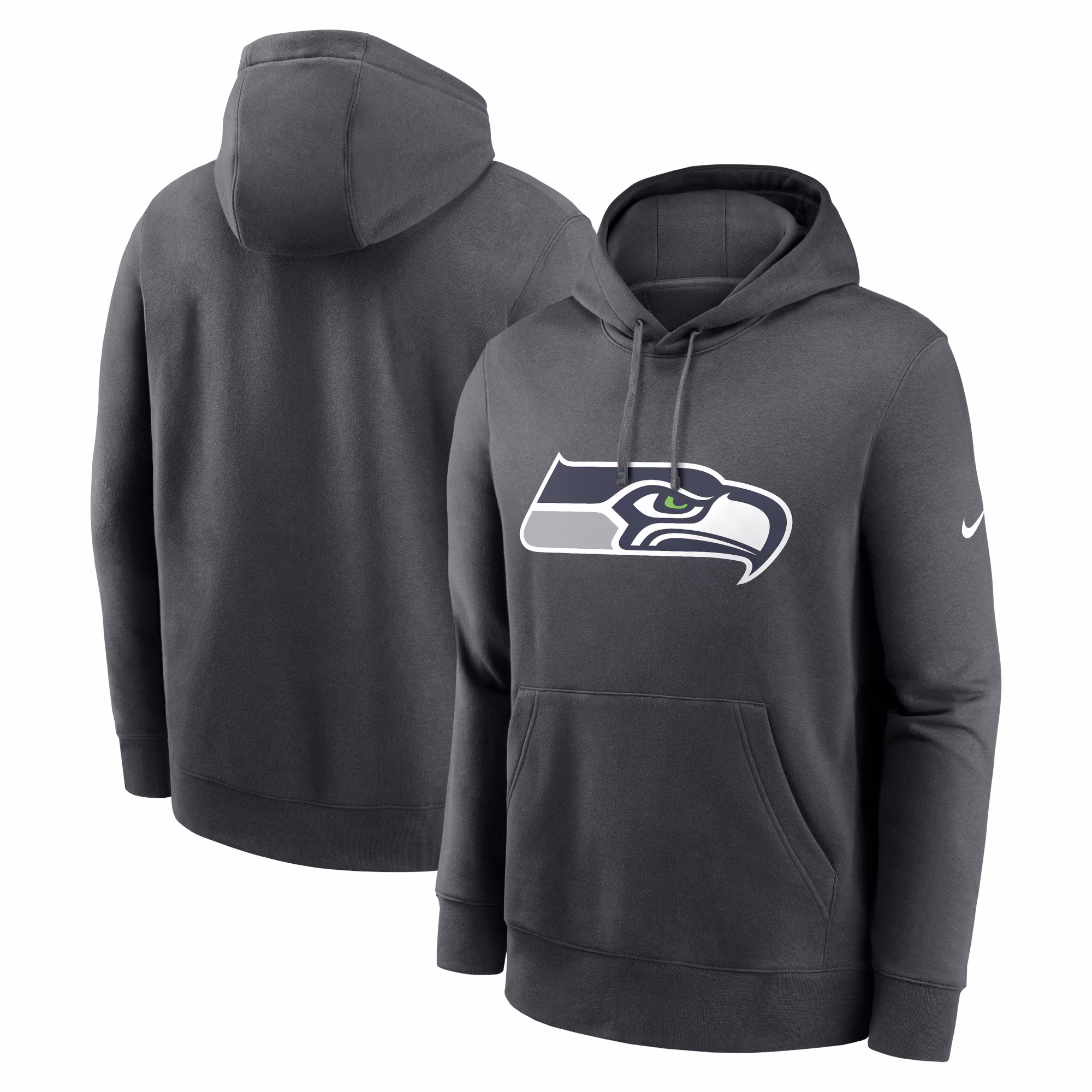 Seattle Seahawks Club Logo Pullover Hoodie - College Navy