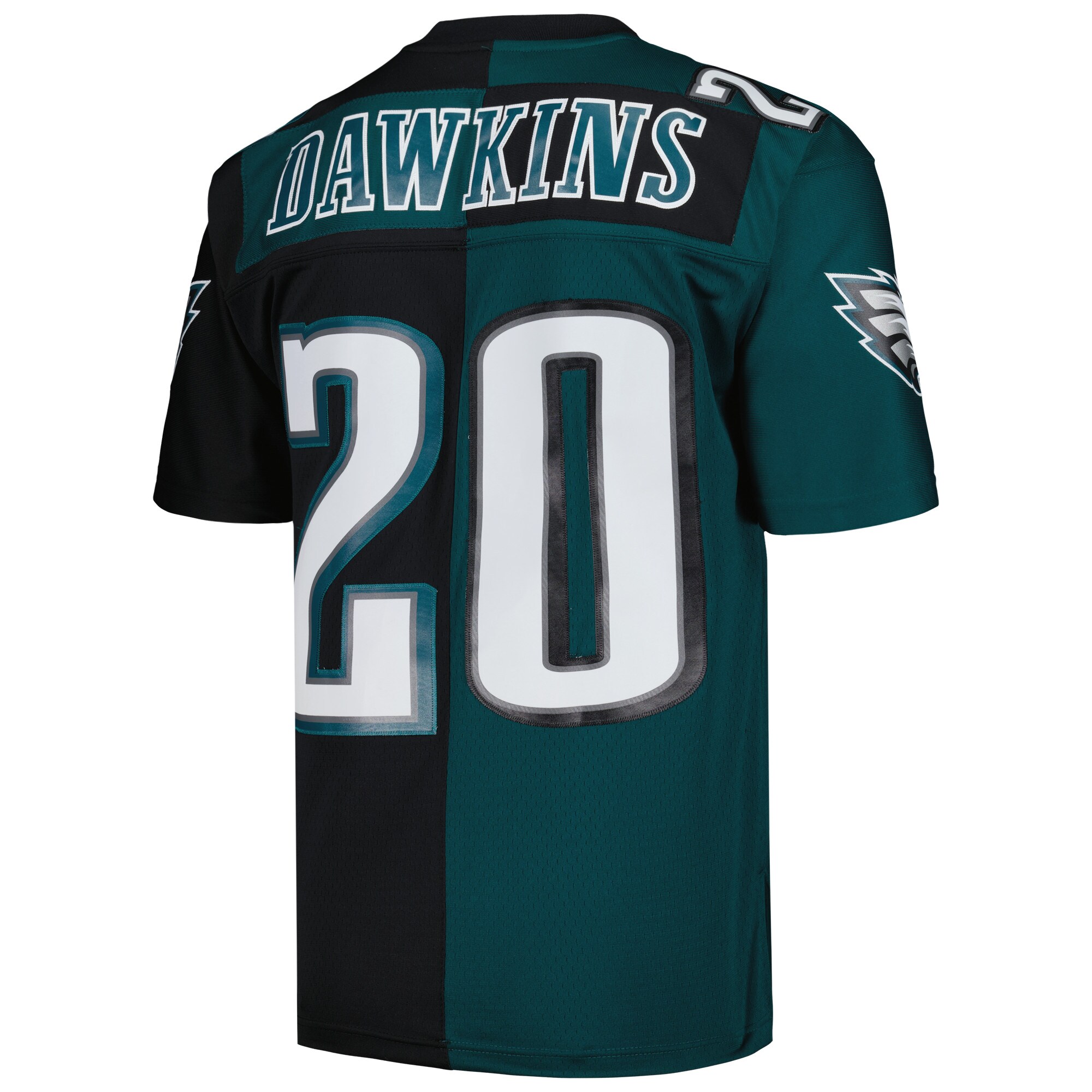 Brian Dawkins #20 Philadelphia Eagles 2004 Split Legacy Replica Jersey - Midnight Green/Black