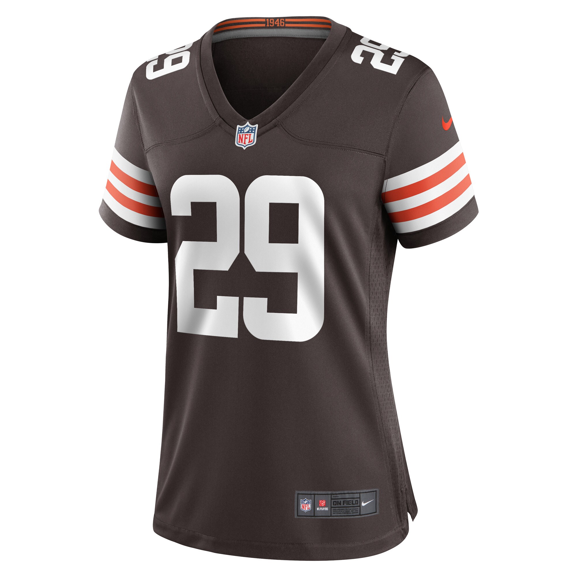 Herb Miller Cleveland Browns  Women's Game Player Jersey - Brown