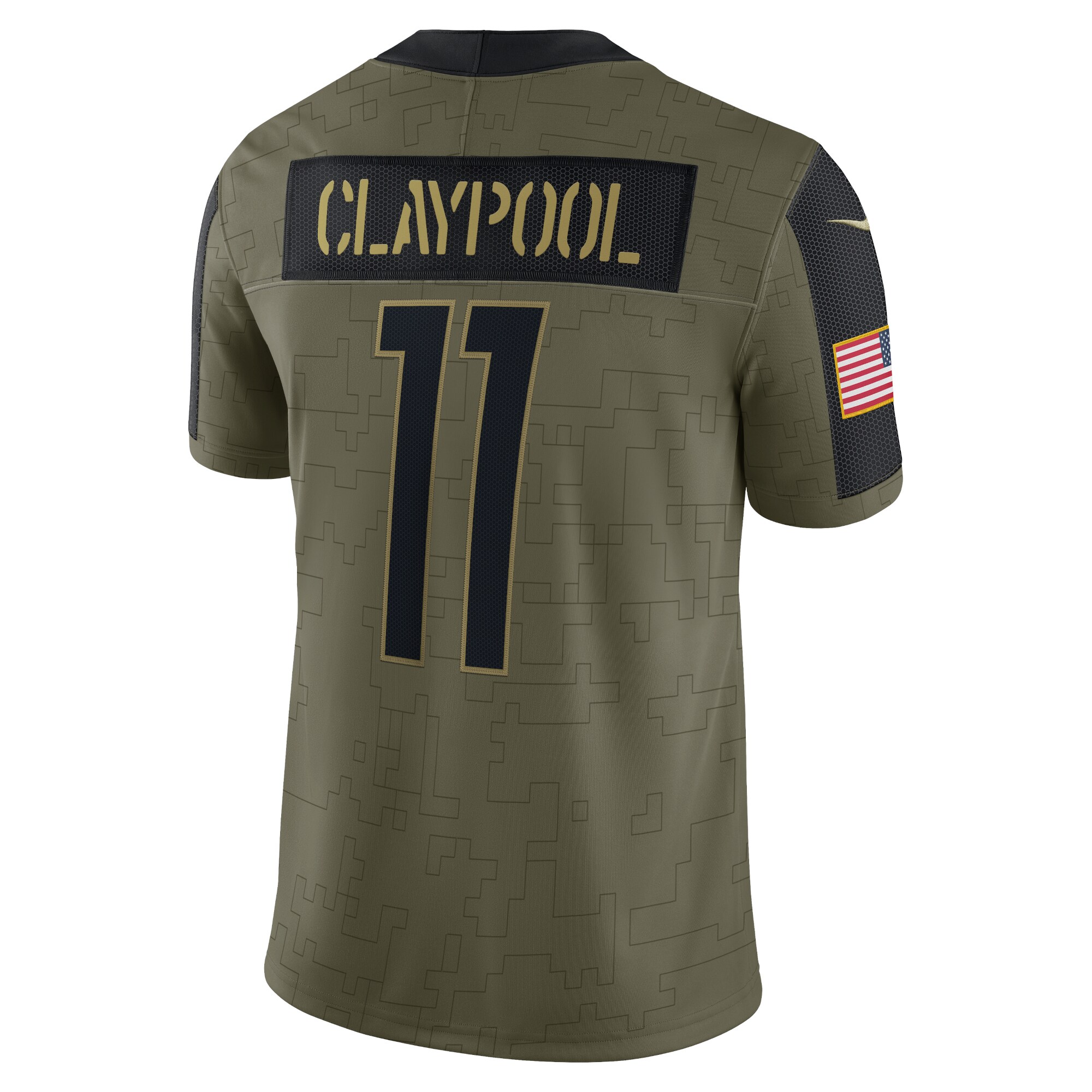 Chase Claypool Pittsburgh Steelers  2021 Salute To Service Limited Player Jersey - Olive