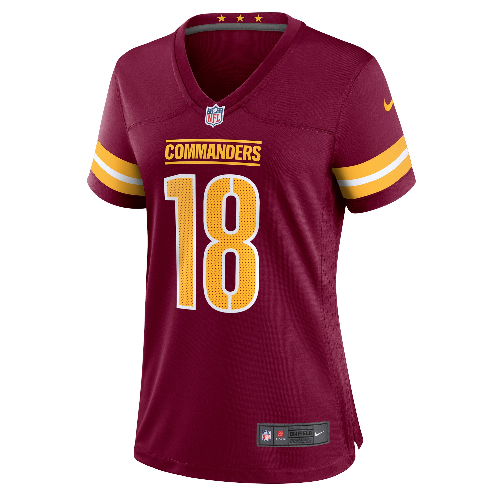 Jalen Sample Washington Commanders  Women's Team Game Jersey - Burgundy