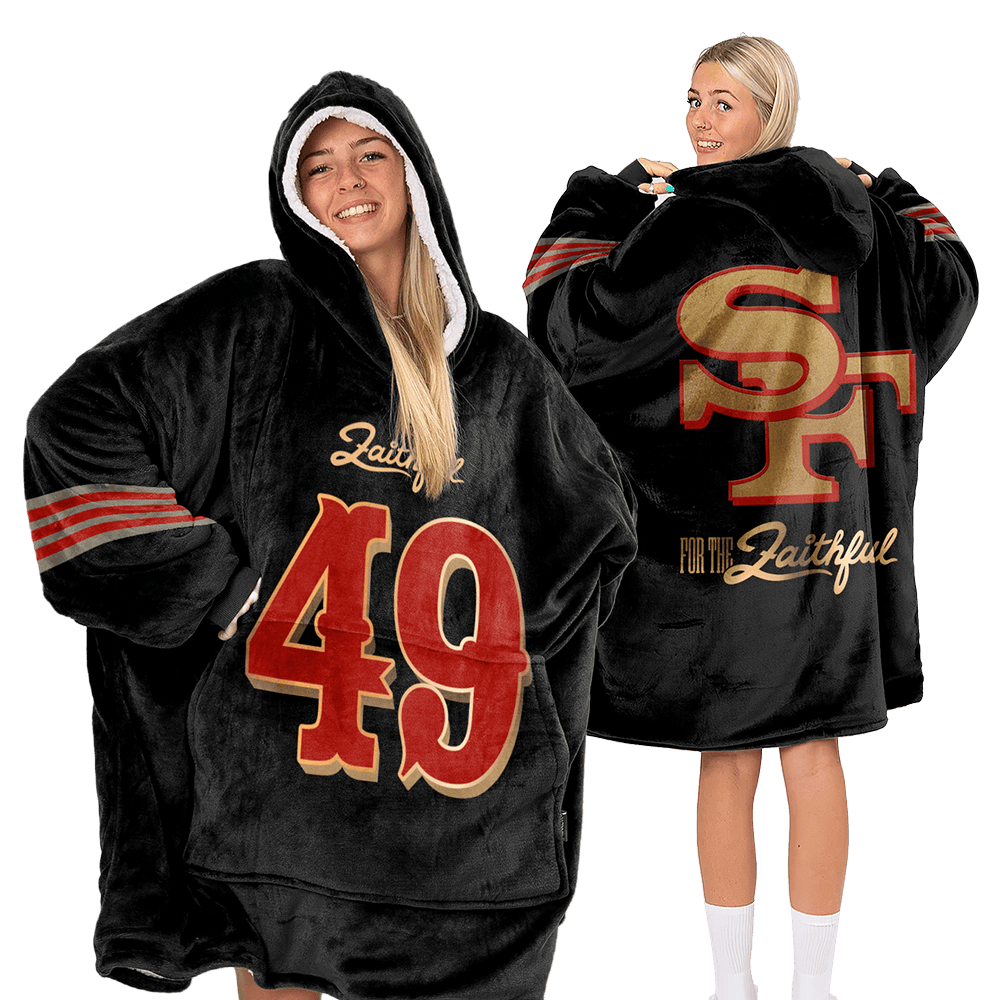 San Francisco 49ers Football Unisex Blanket Hoodie