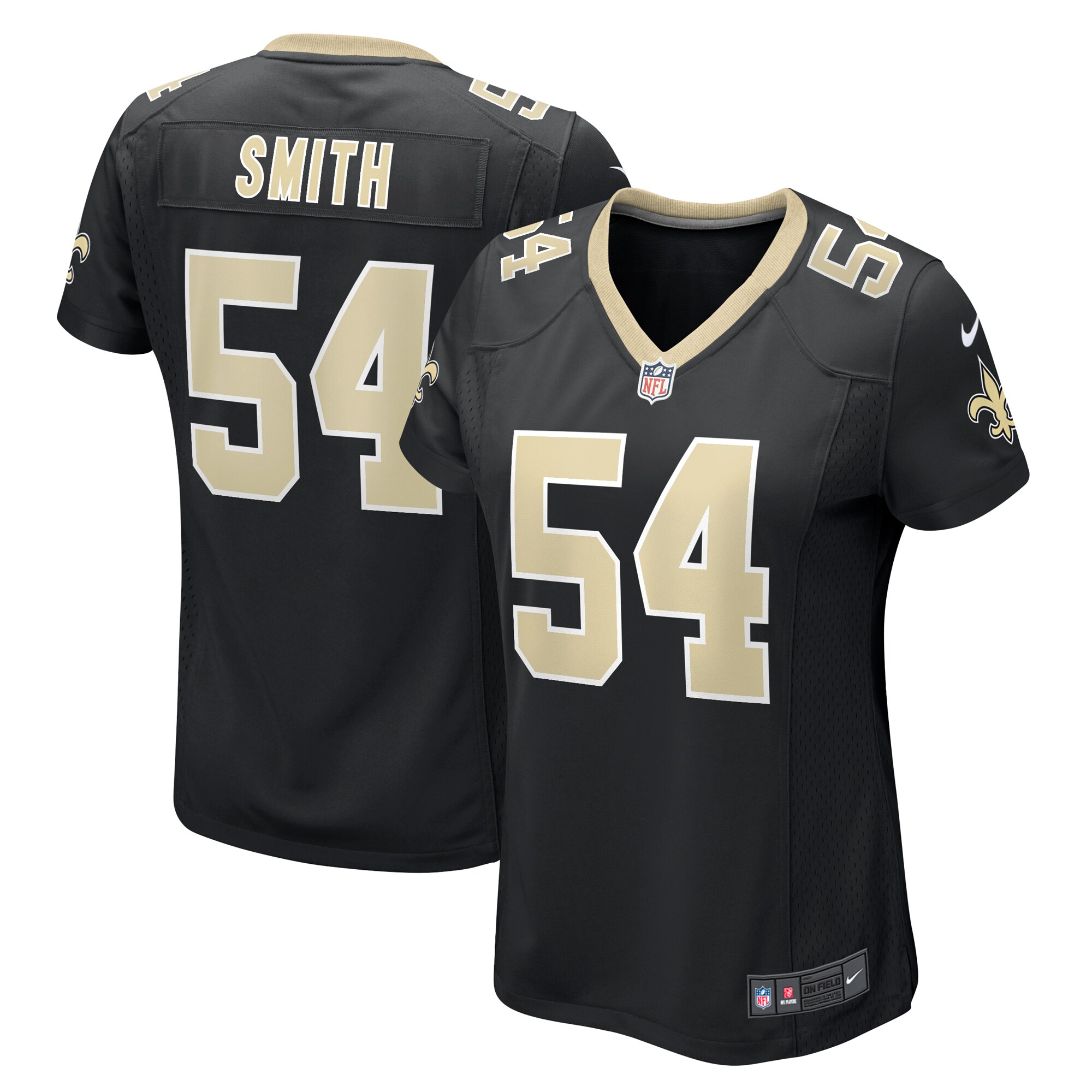 Jaylon Smith New Orleans Saints Women's Team Game Jersey -  Black