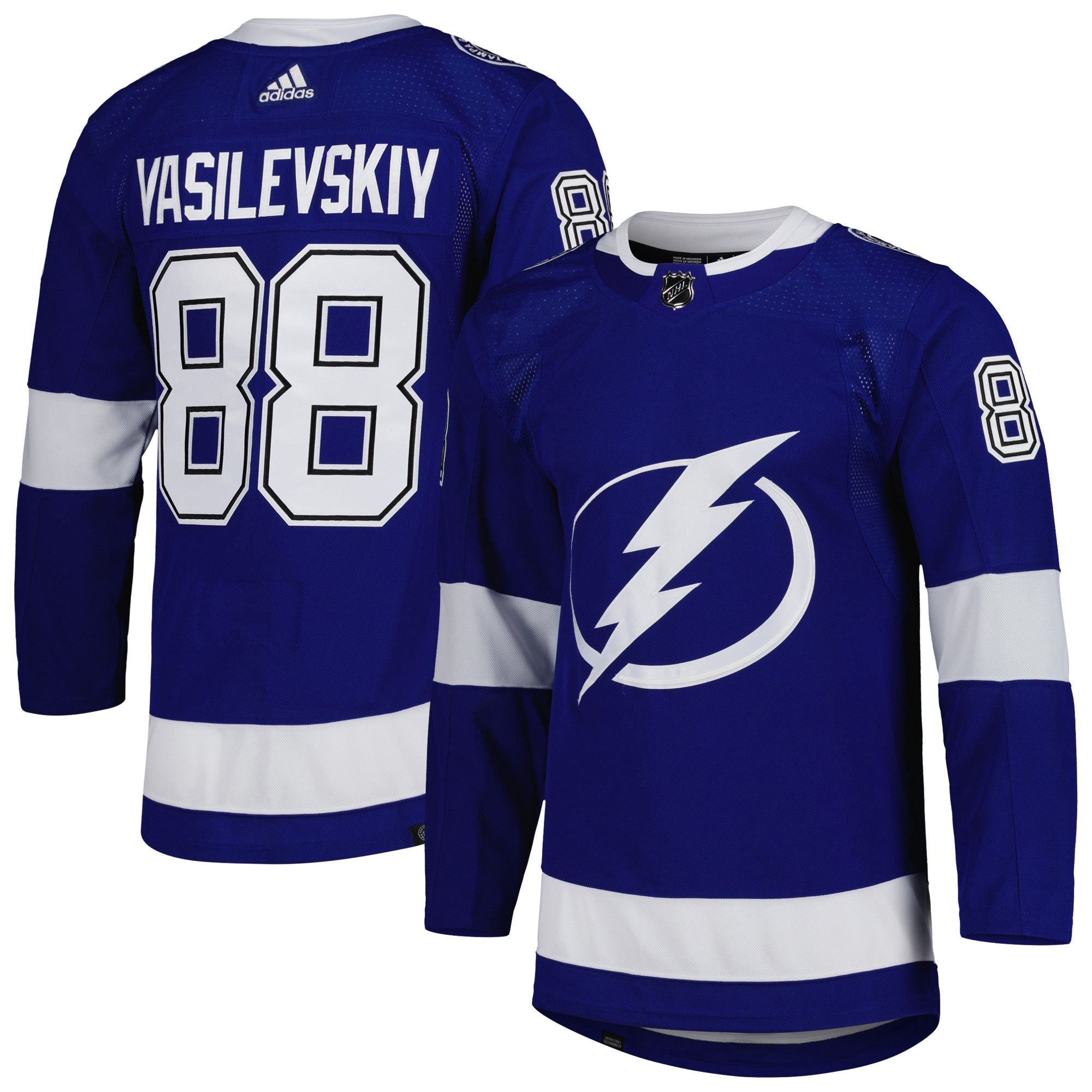 Andrei Vasilevskiy Tampa Bay Lightning  Home Primegreen Authentic Pro Player Jersey - Blue