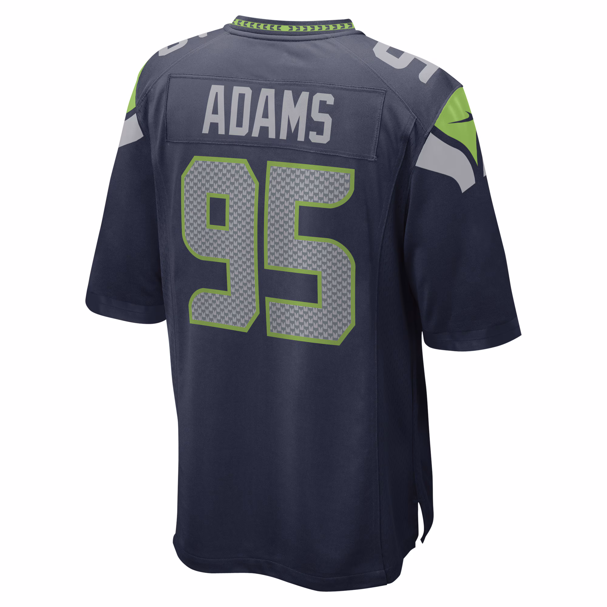 Myles Adams Seattle Seahawks Game Player Jersey - College Navy