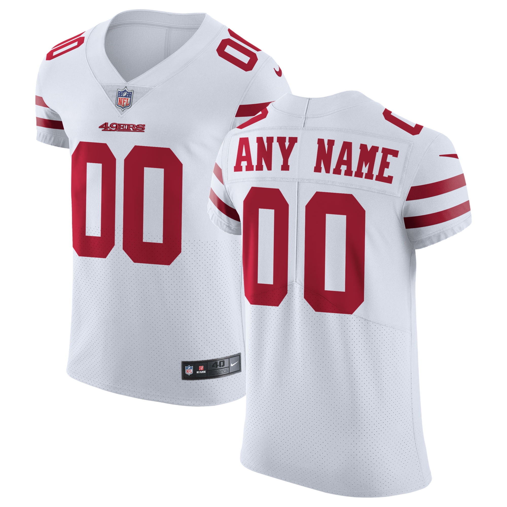 San Francisco 49ers  Vapor Untouchable Elite Custom Jersey - White