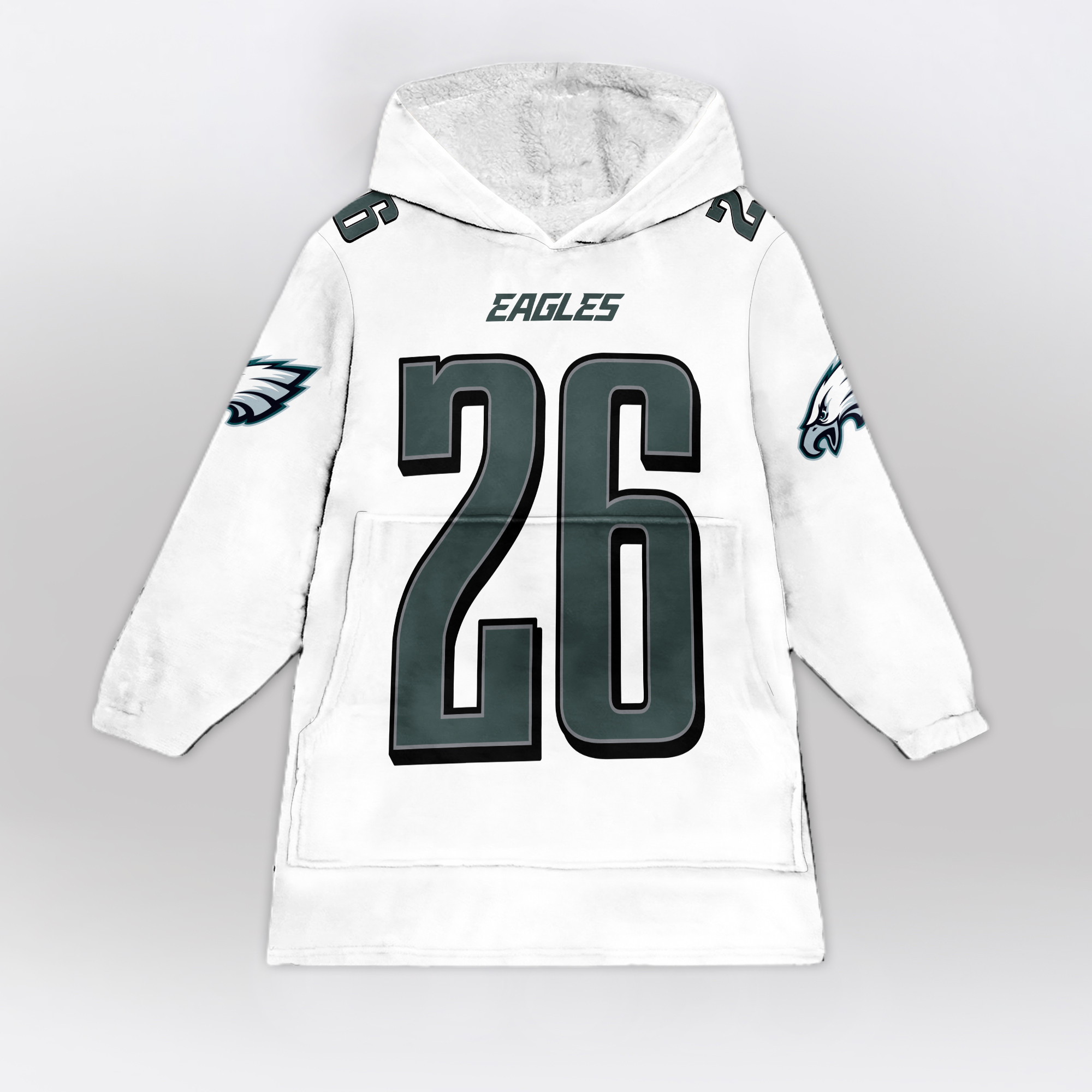 Adult S.B 26 Philadelphia Football Unisex Blanket Hoodie