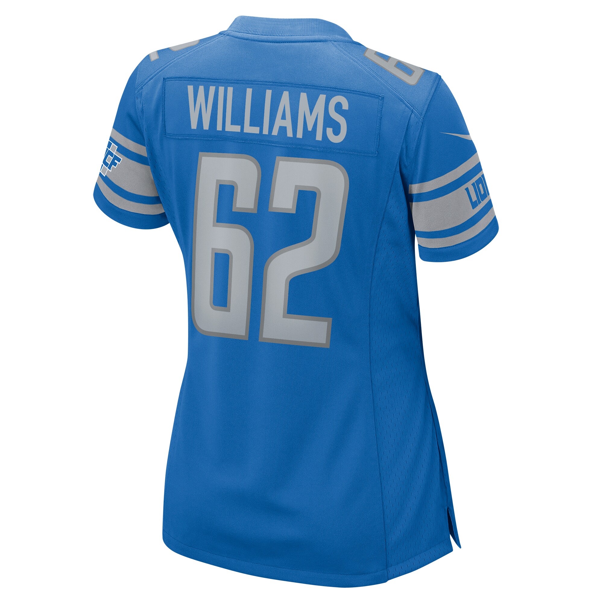 Jarrid Williams Detroit Lions  Women's Home Game Player Jersey - Blue
