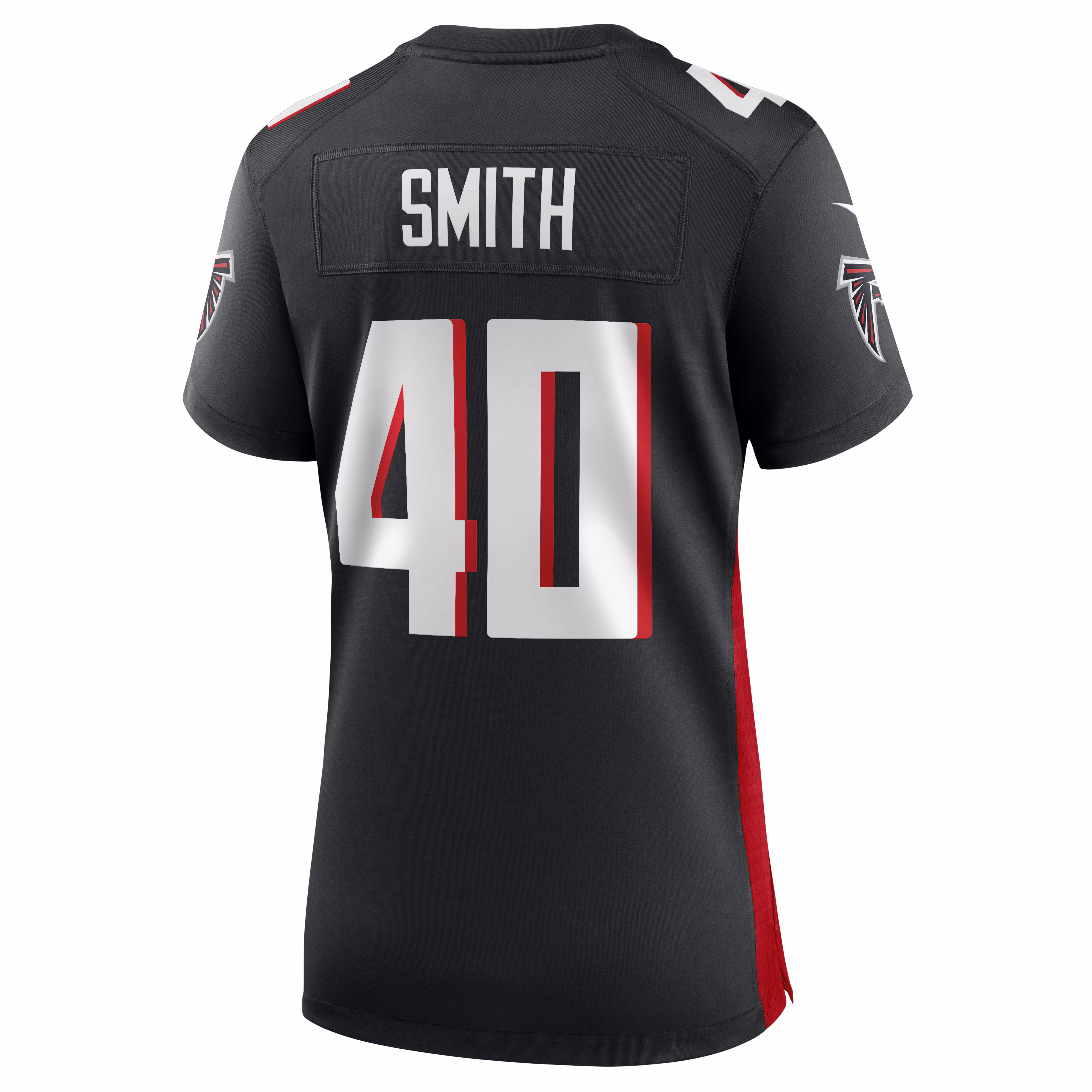 Keith Smith Atlanta Falcons Women's Game Jersey - Black