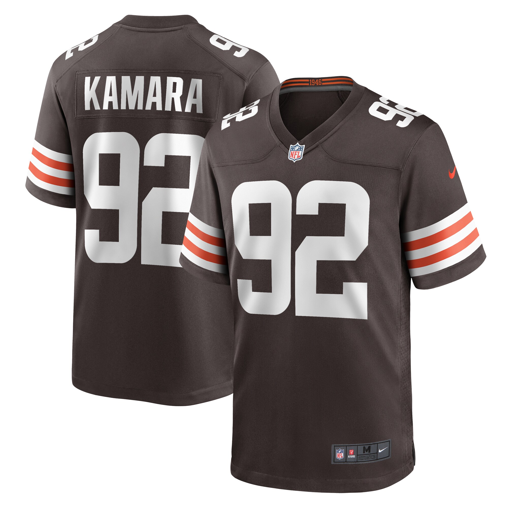 Sam Kamara Cleveland Browns Team Game Jersey -  Brown