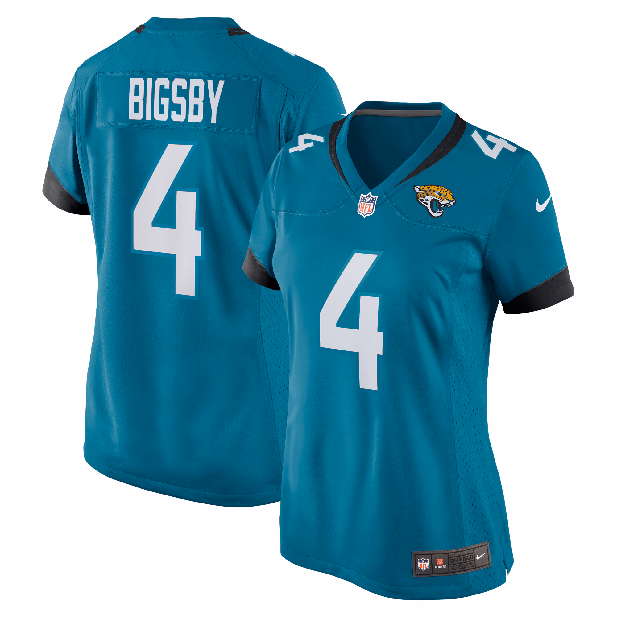 Tank Bigsby Jacksonville Jaguars Women's Game Jersey - Teal