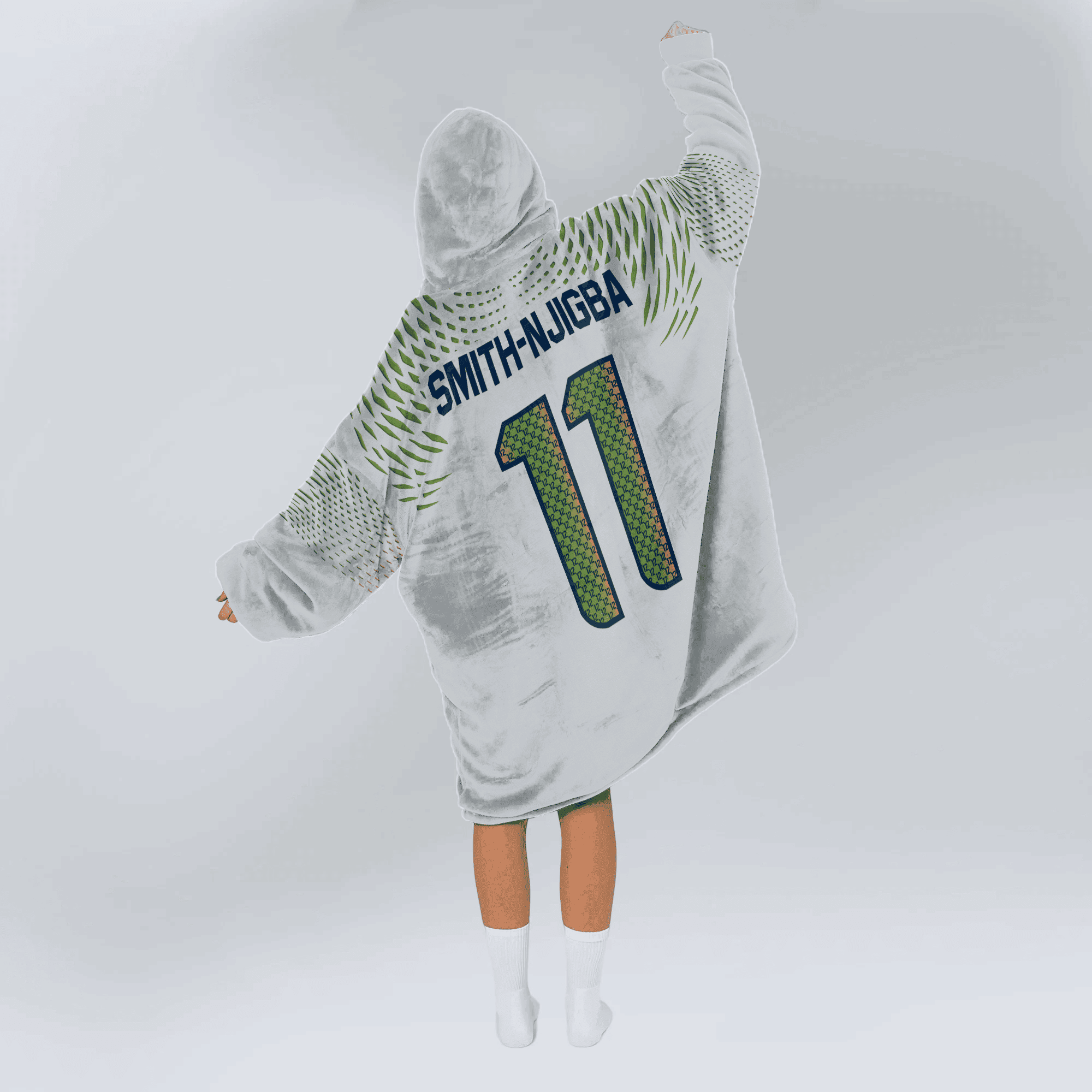 S.N 11 Seattle Football Unisex Blanket Hoodie