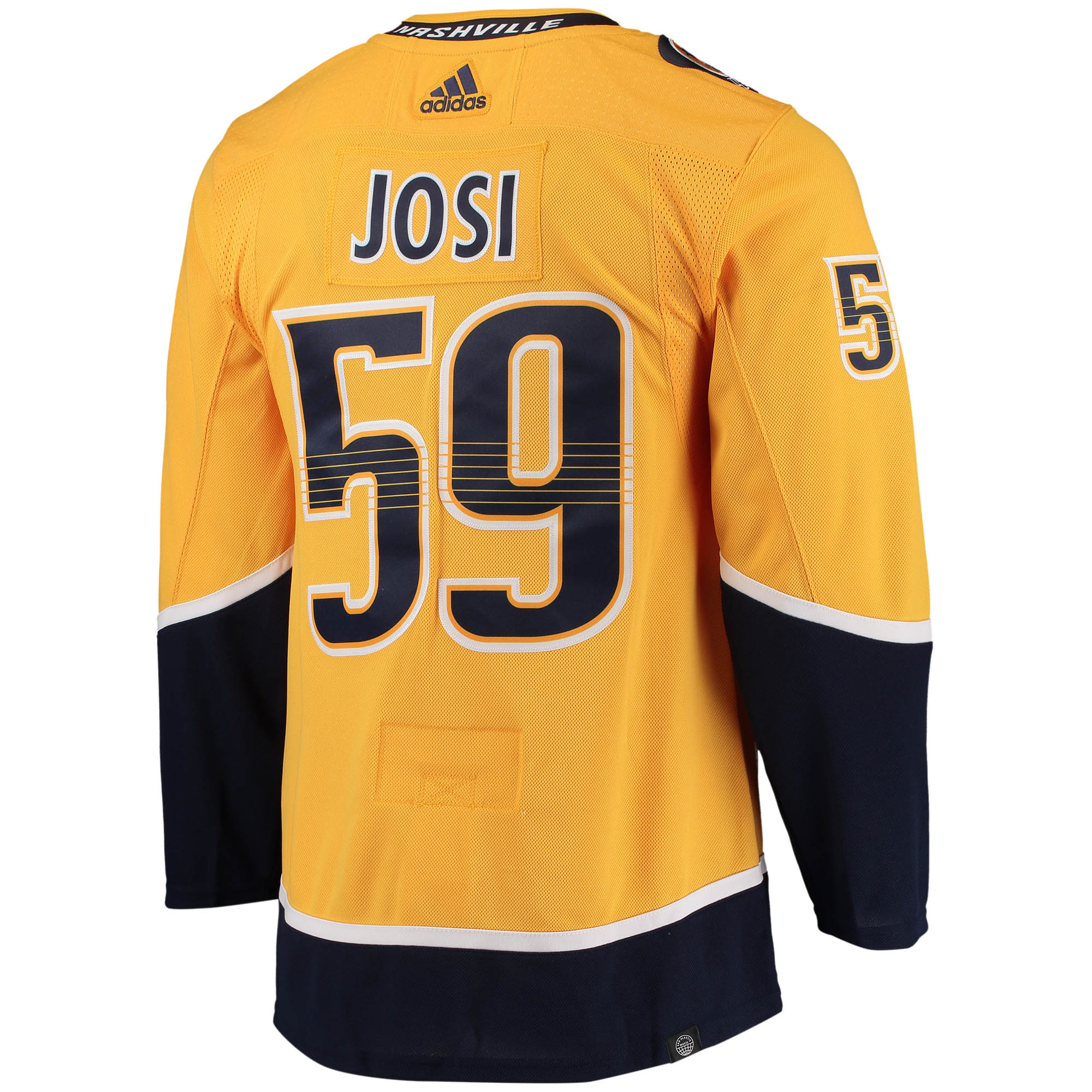 Roman Josi Nashville Predators  Home Primegreen Authentic Pro Player Jersey - Gold