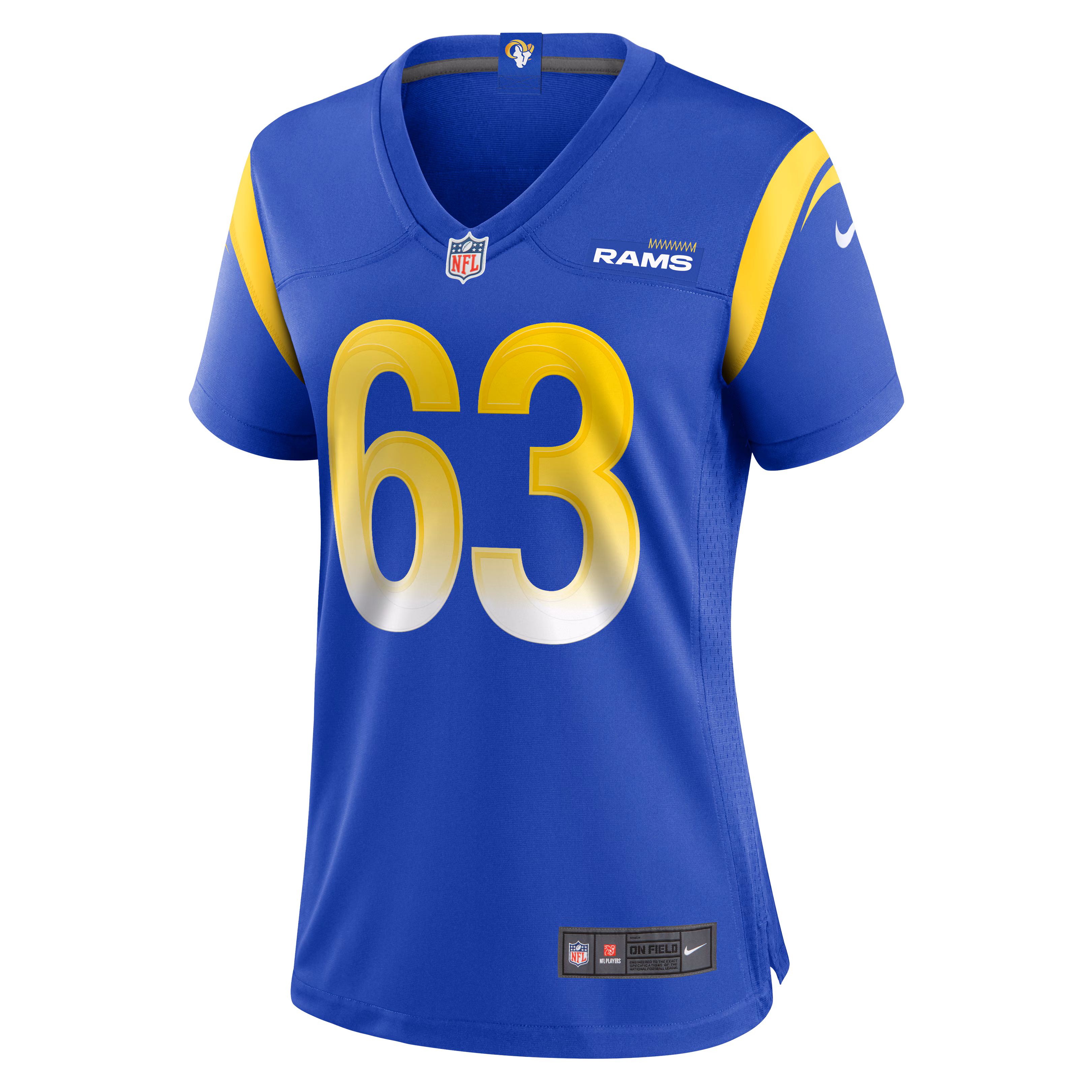 Grant Miller Los Angeles Rams Women's  Game Jersey - Royal