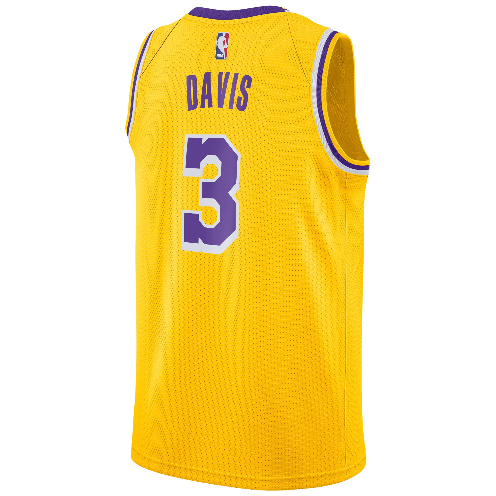 Anthony Davis Los Angeles Lakers 2019/20 Swingman Jersey Gold - Icon Edition