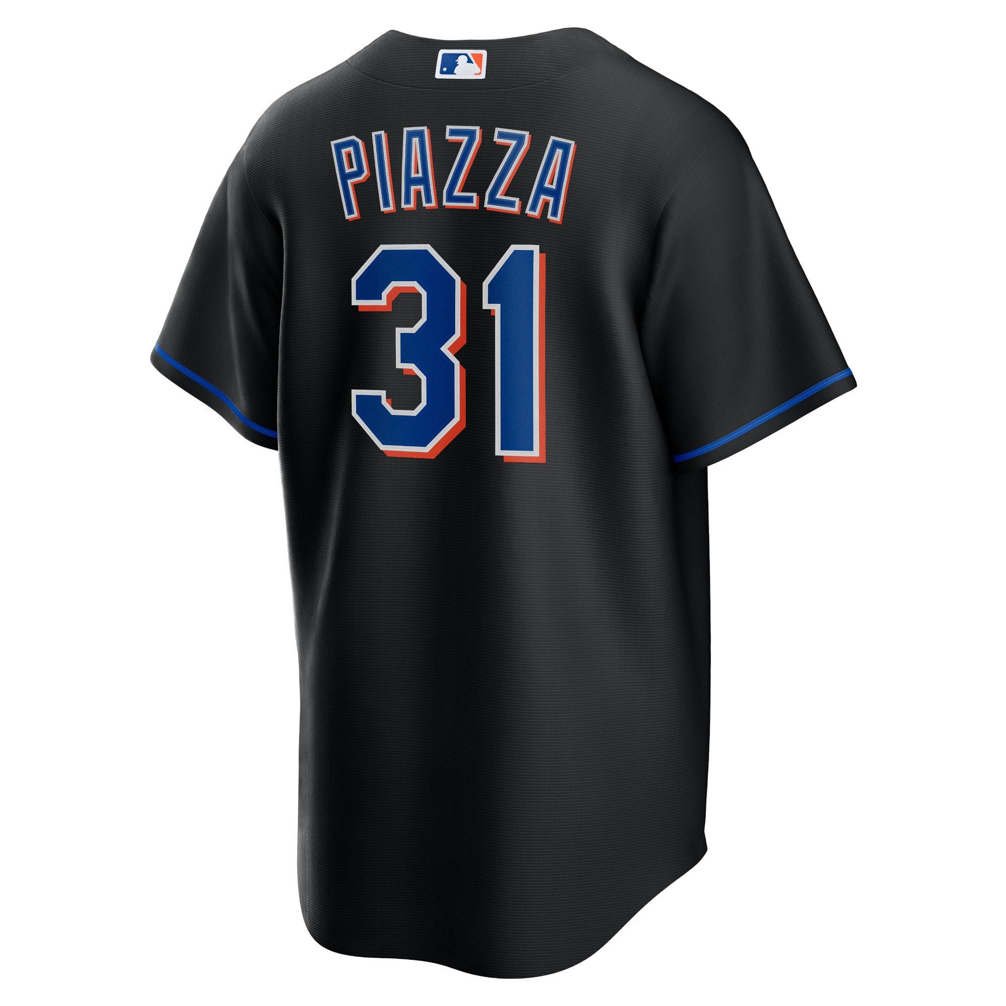 Men's New York Mets Mike Piazza  Black 2022 Alternate Replica Player Jersey